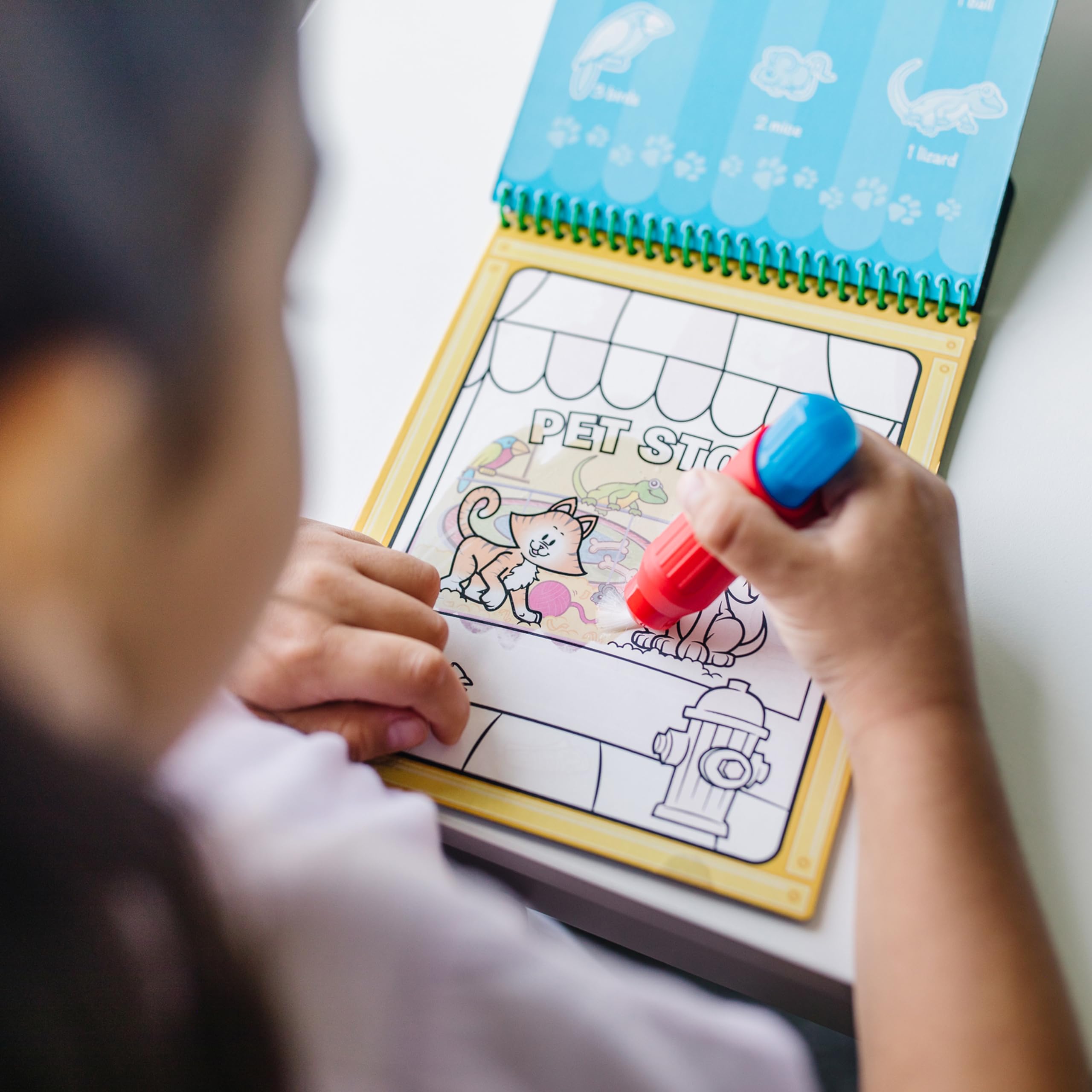 Melissa & Doug On the Go Water Wow! Reusable Water-Reveal Activity Pad - Animals - FSC Certified