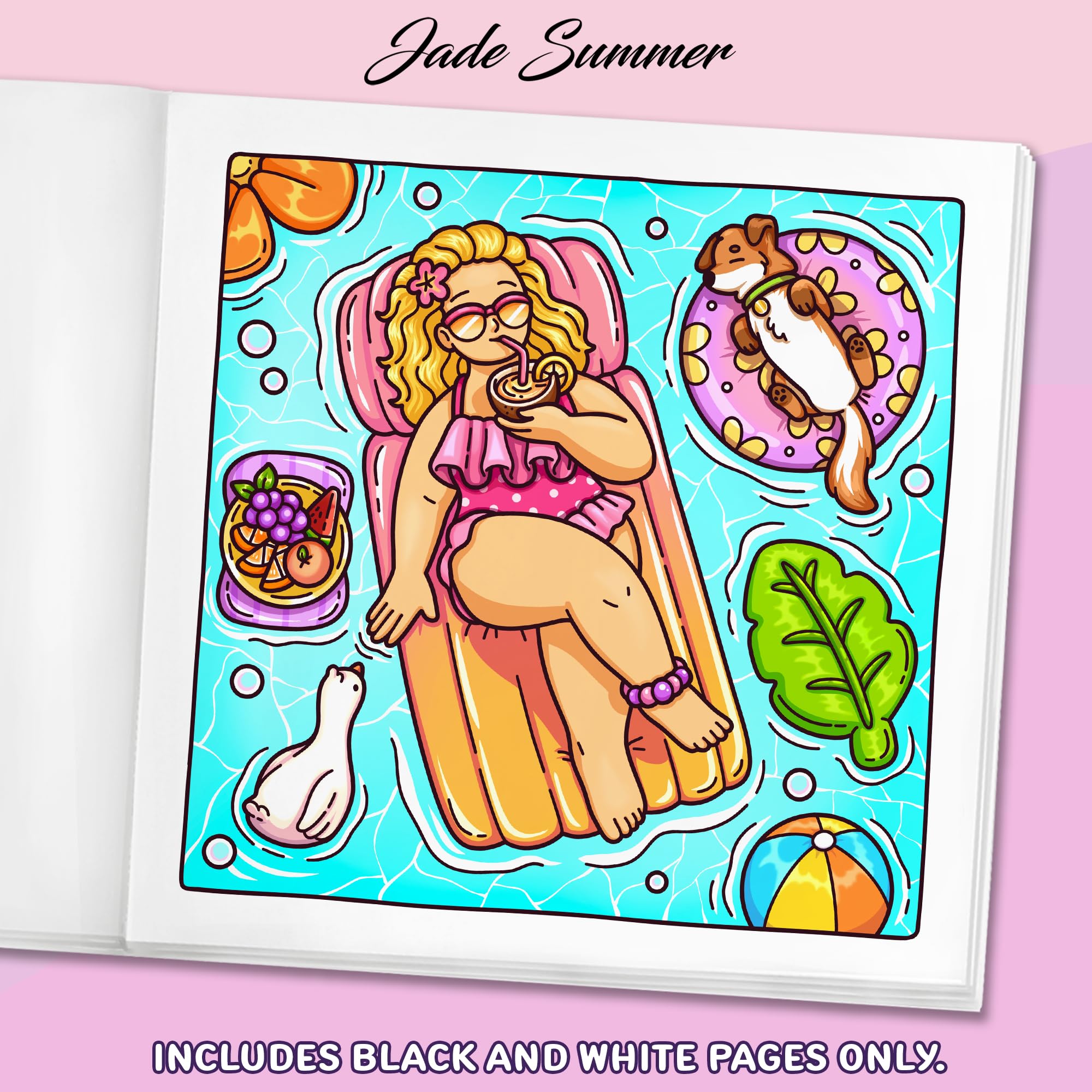 Curvy Cuties: A Body Positivity Coloring Book for Women and Teen Girls with Cozy Moments of Self-Love, Confidence, Self-Care, and Relaxation