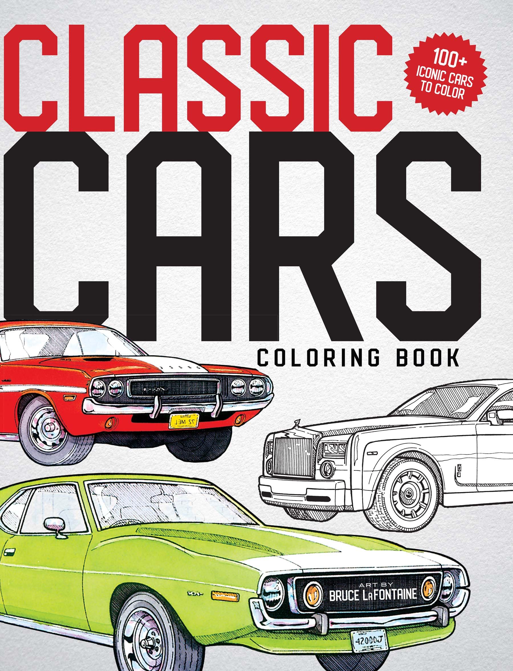 Classic Cars Coloring Book
