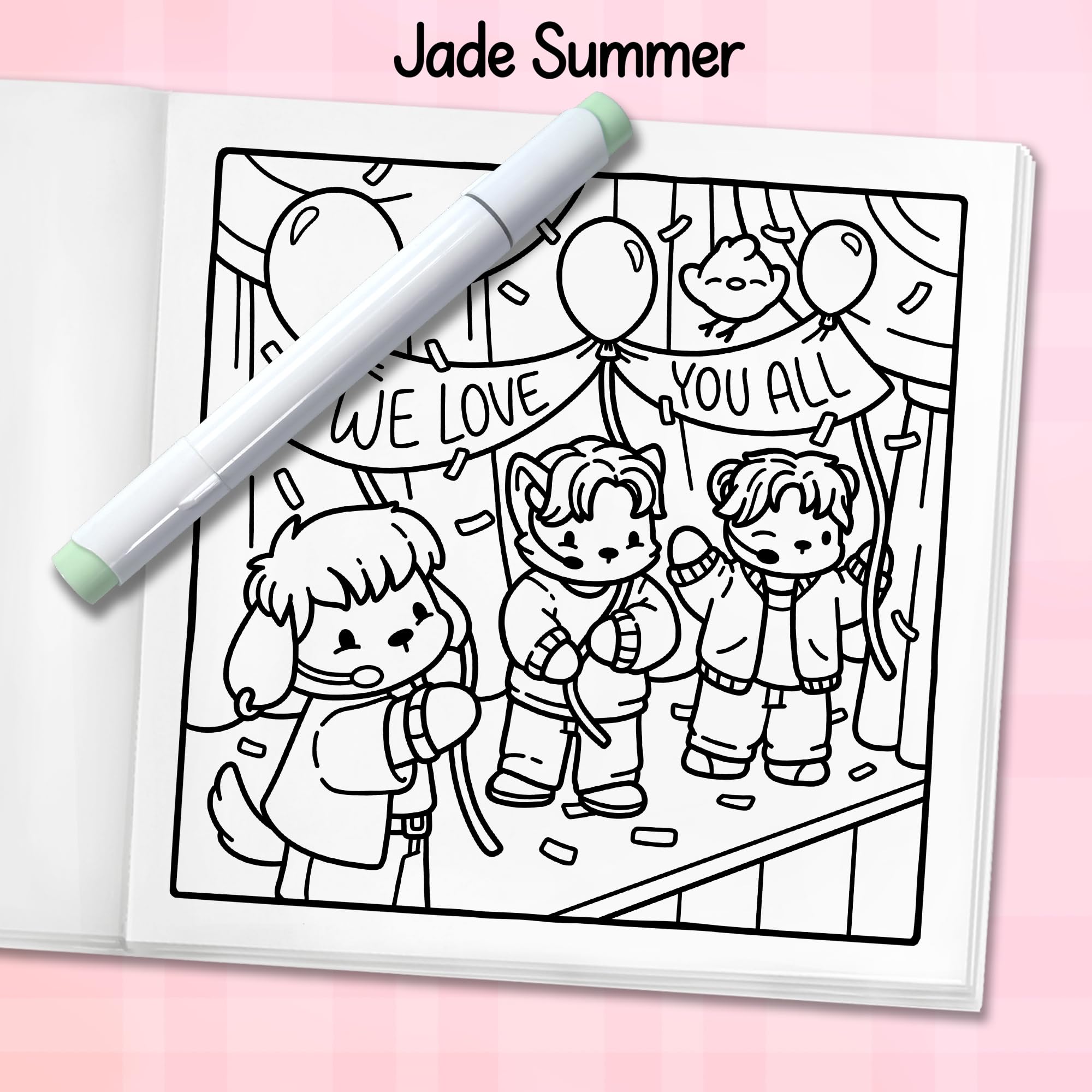 Cozy K-Pop: Cute Coloring Book for Adults and Teens Celebrating the Worldwide Music Sensation (Cozy Coloring Books)