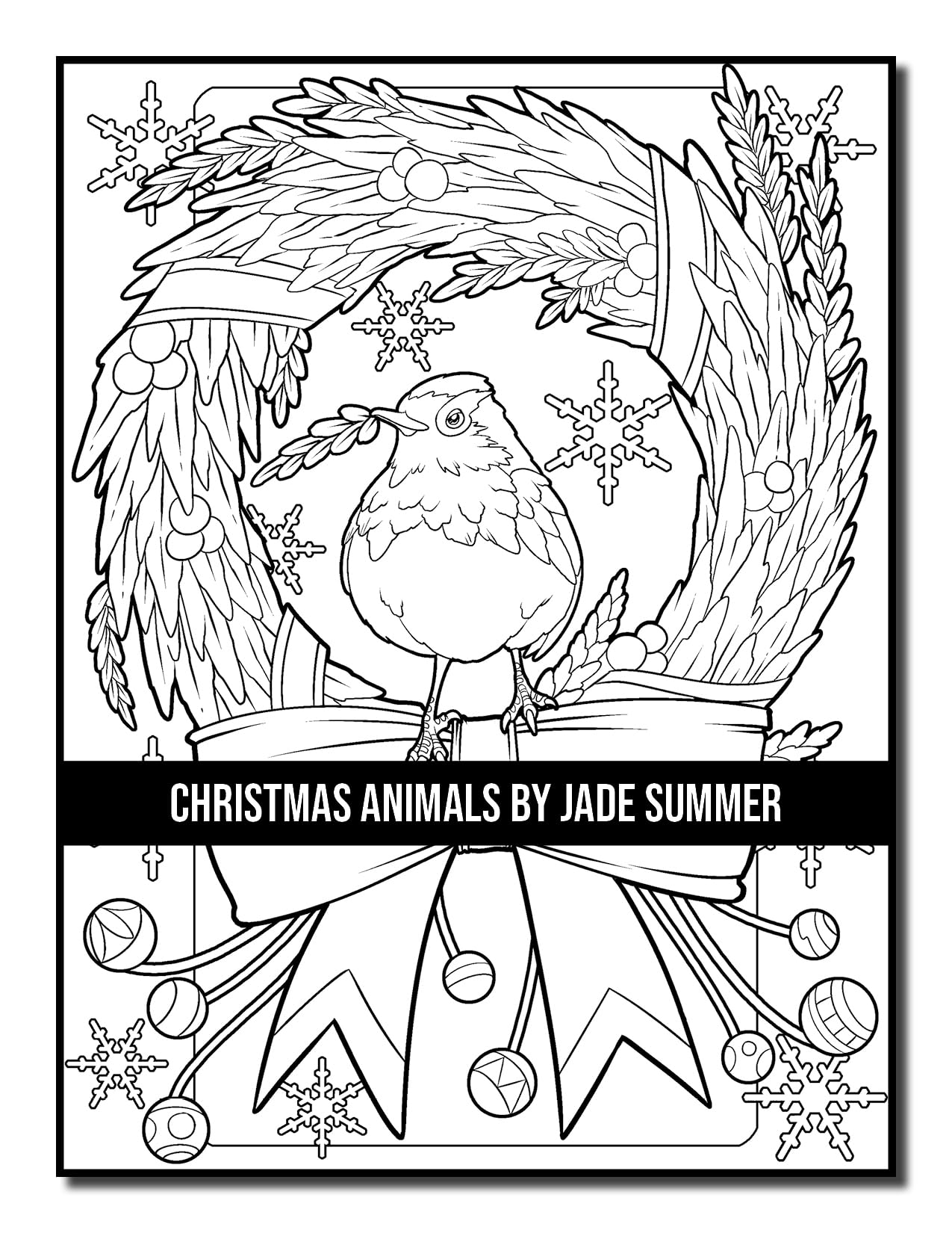 Christmas Animals: An Adult Coloring Book with Cute Holiday Animals and Relaxing Christmas Scenes (Christmas Coloring Books)