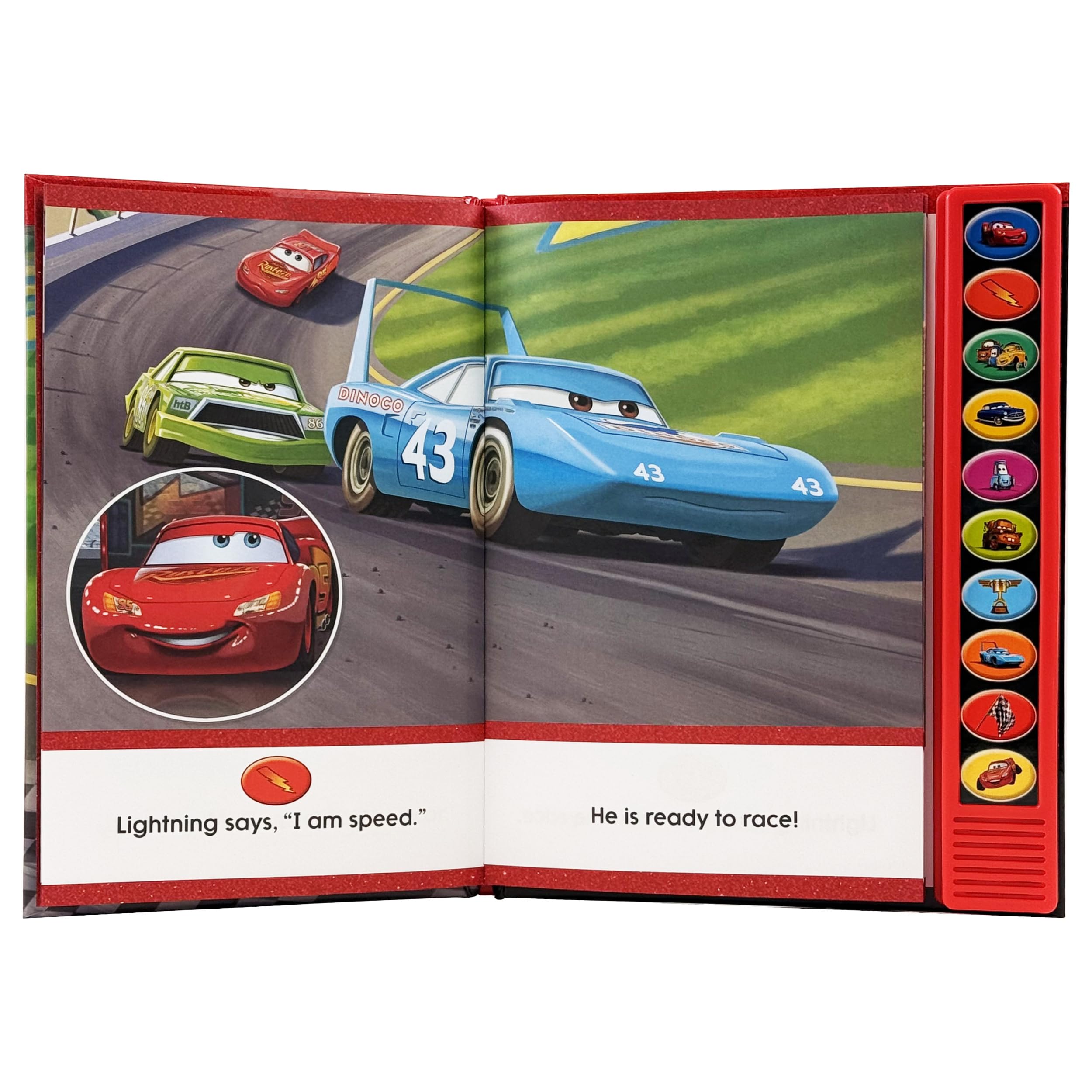 Disney Pixar Cars - I'm Ready to Read with Lightning McQueen - Play-a-Sound - PI Kids