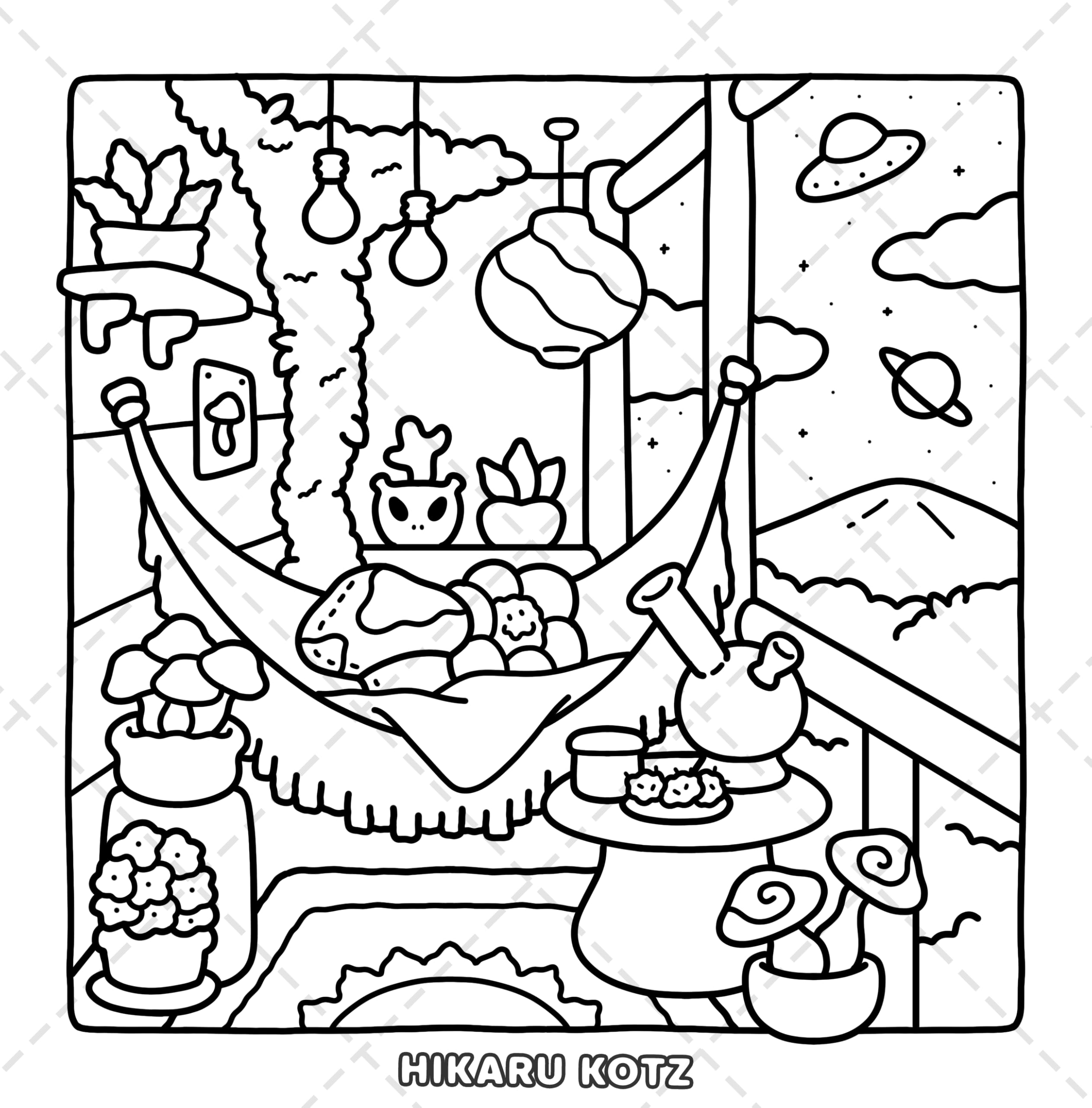 Stoner Life: High and Wild Coloring Book for Adults