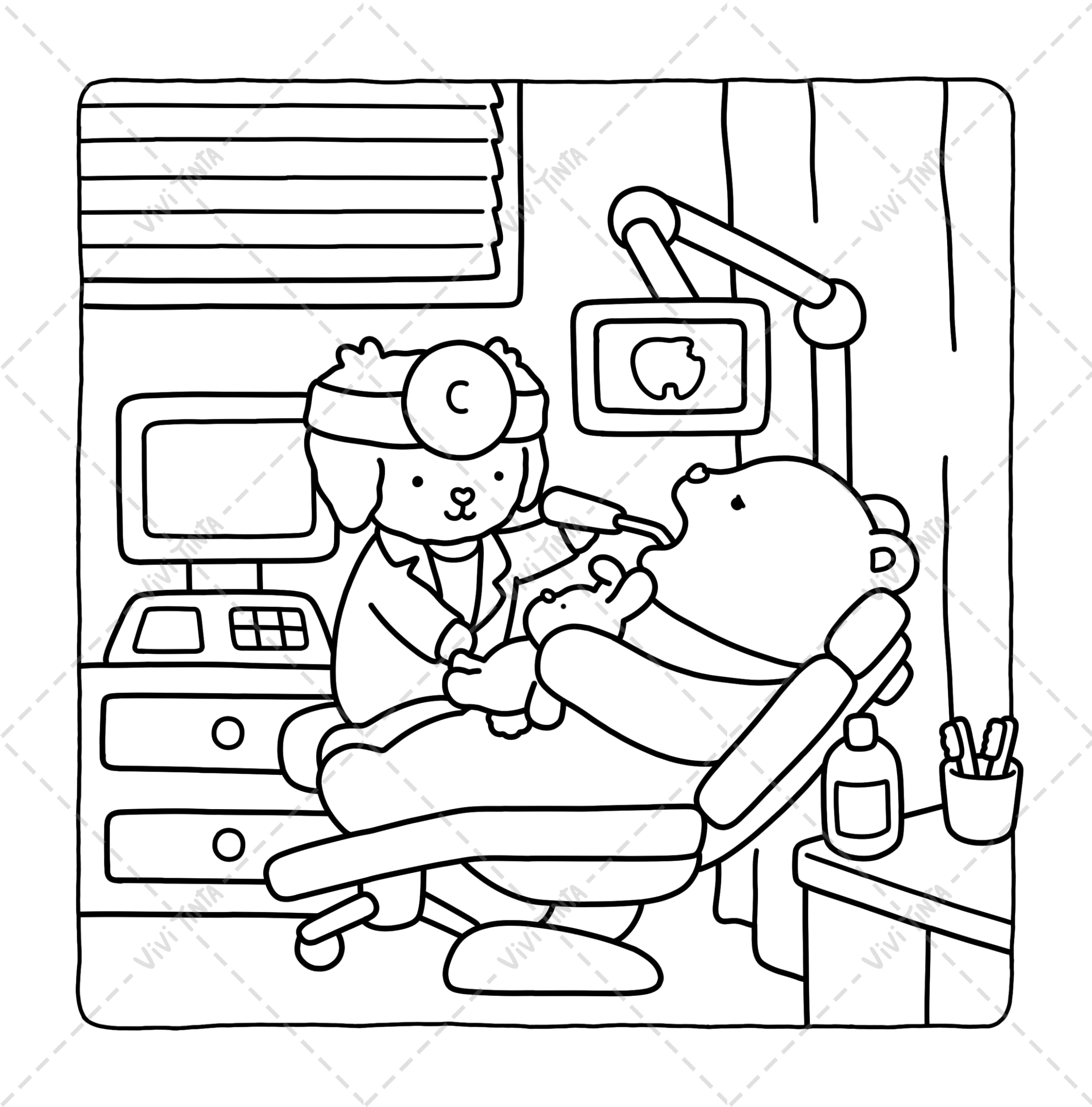 Fuzzy Life: Cute & Cozy Coloring Book for Adults & Teens Featuring Adorable Animal Friends in Everyday Moments for Stress Relief