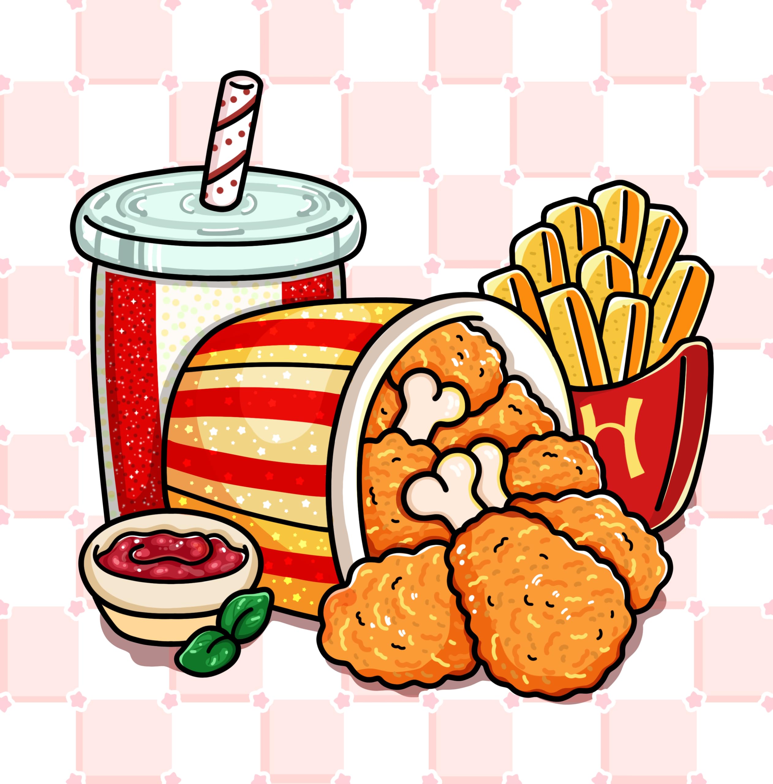 Comfort Food: Bold and Easy Coloring Book for Adults and Teens (Bold & Easy Coloring Book)