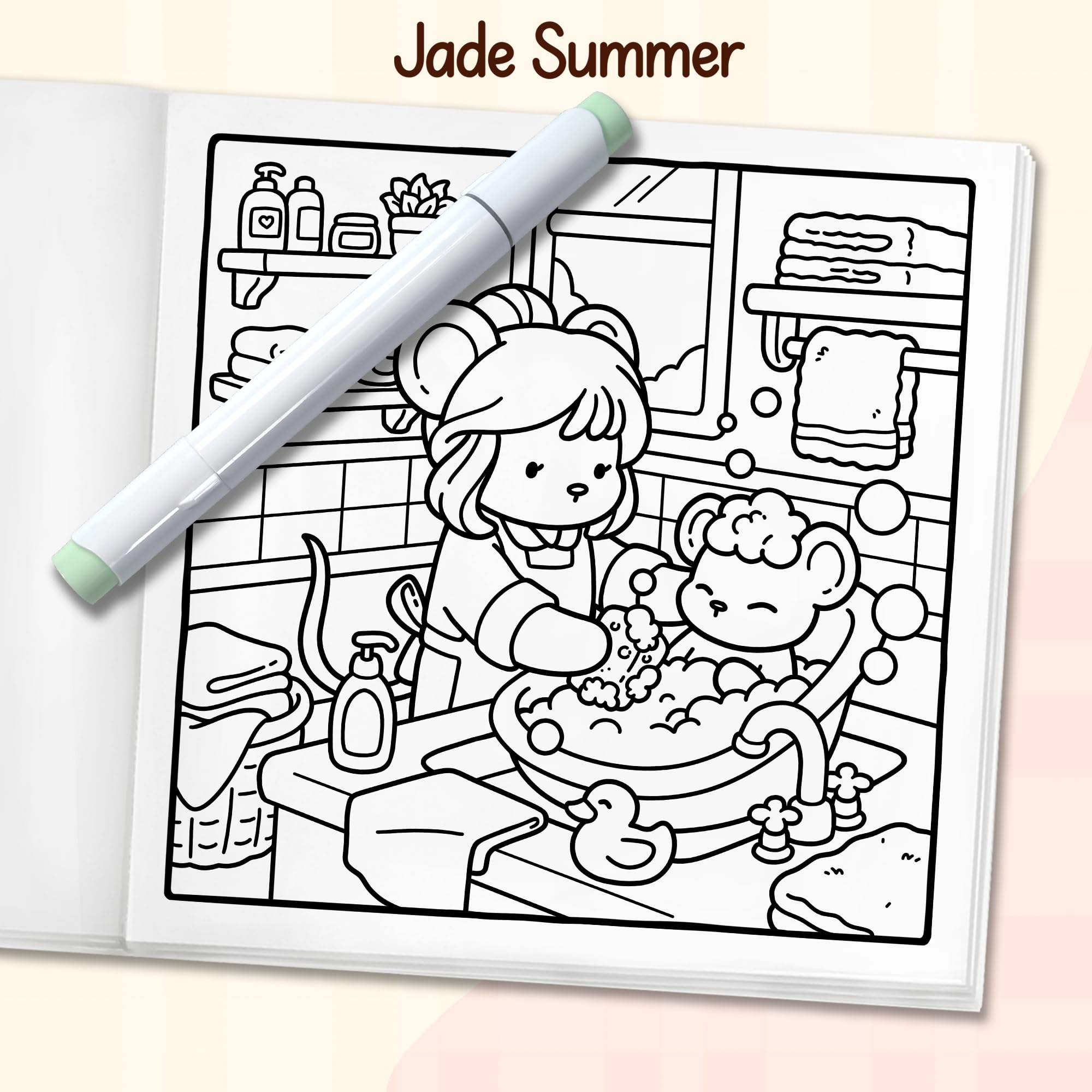 Cozy Moms: Cute Coloring Book for Adults and Teens with Adorable Characters and Heartwarming Family Moments for Relaxation