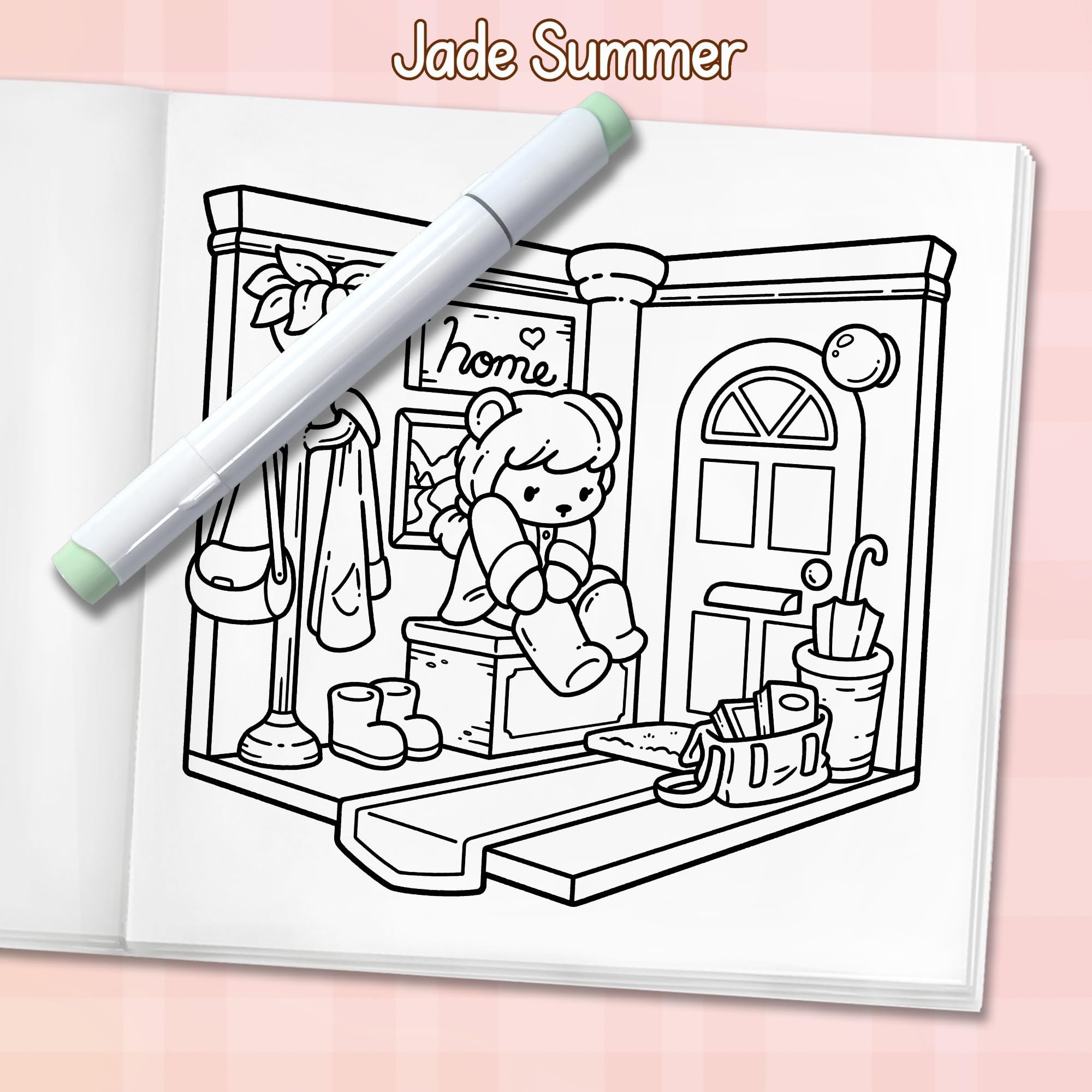 Comfy Places: Cute Coloring Book for Adults and Teens with Cozy Rooms and Hygge Scenes for Relaxation (Cozy Coloring Books)