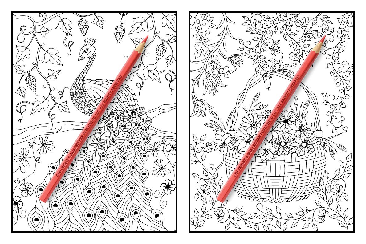Magical Forest: An Adult Coloring Book with Enchanted Forest Animals, Cute Fantasy Scenes, and Beautiful Flower Designs for Relaxation