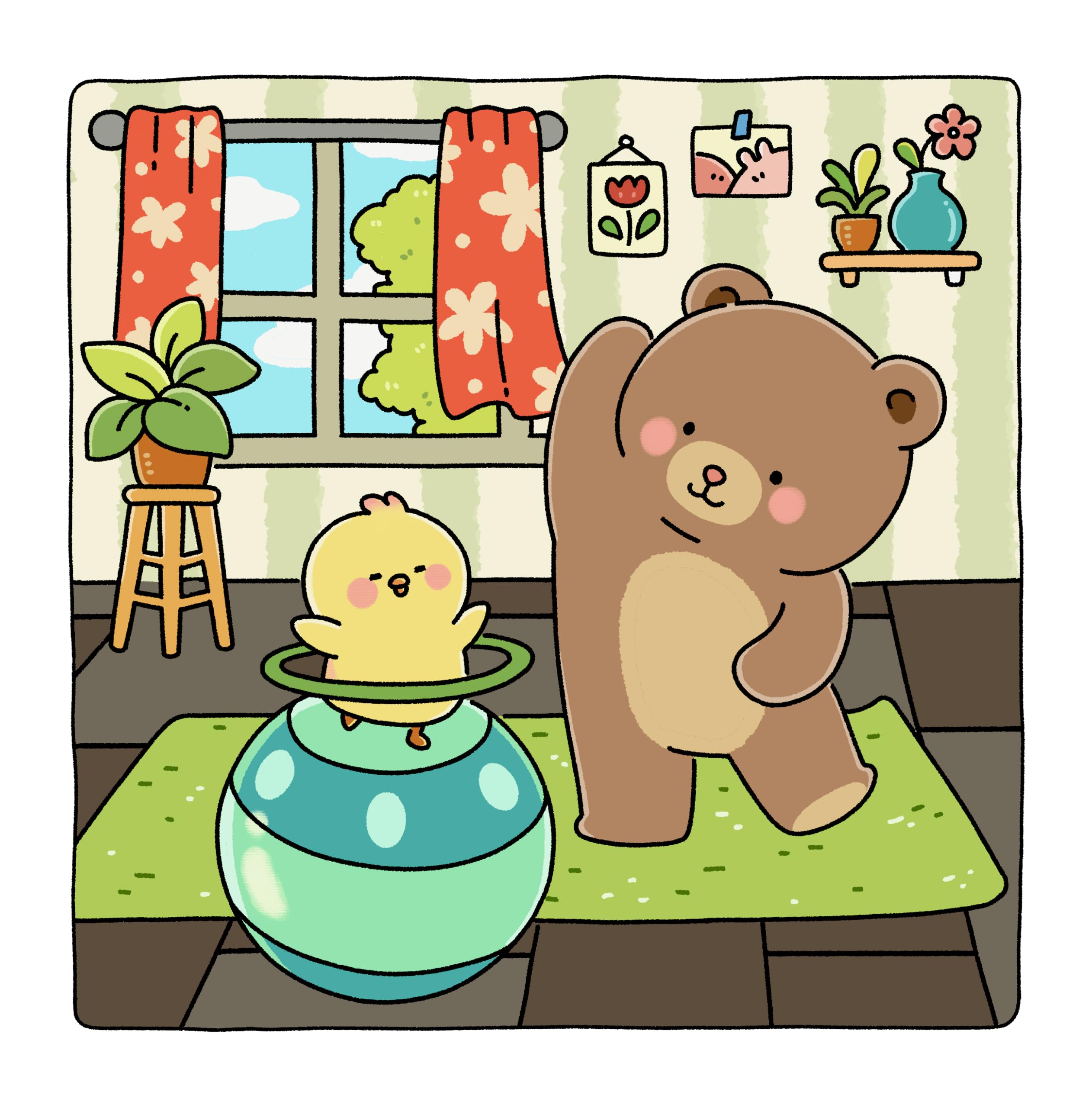 Gummy & Pecky: Super Cute Coloring Book for Adults and Teens about Besties and Their Heartwarming Adventures