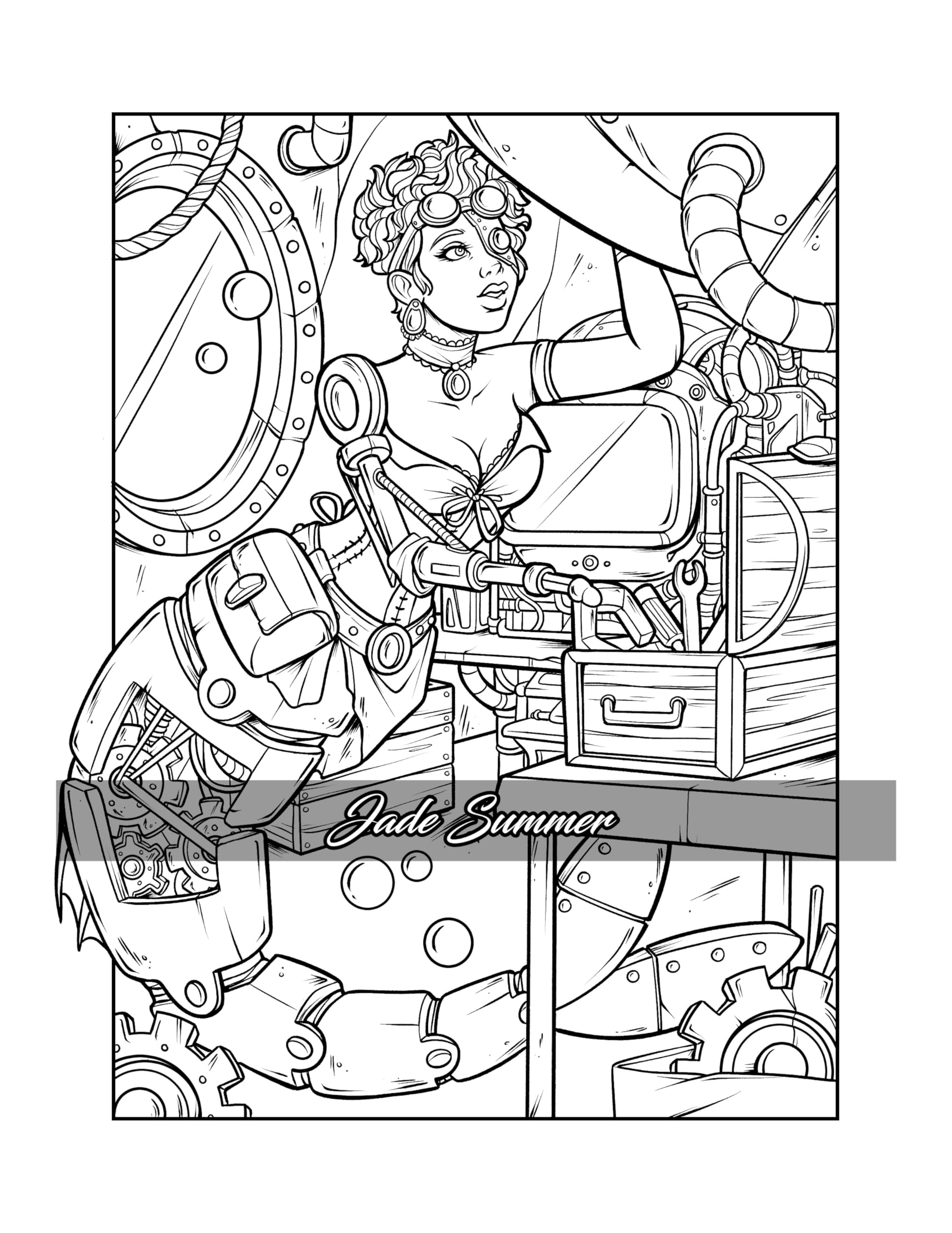 Magical Mermaids: An Adult Coloring Book with Beautiful Mermaids and Fantasy Scenes for Stress Relief and Relaxation