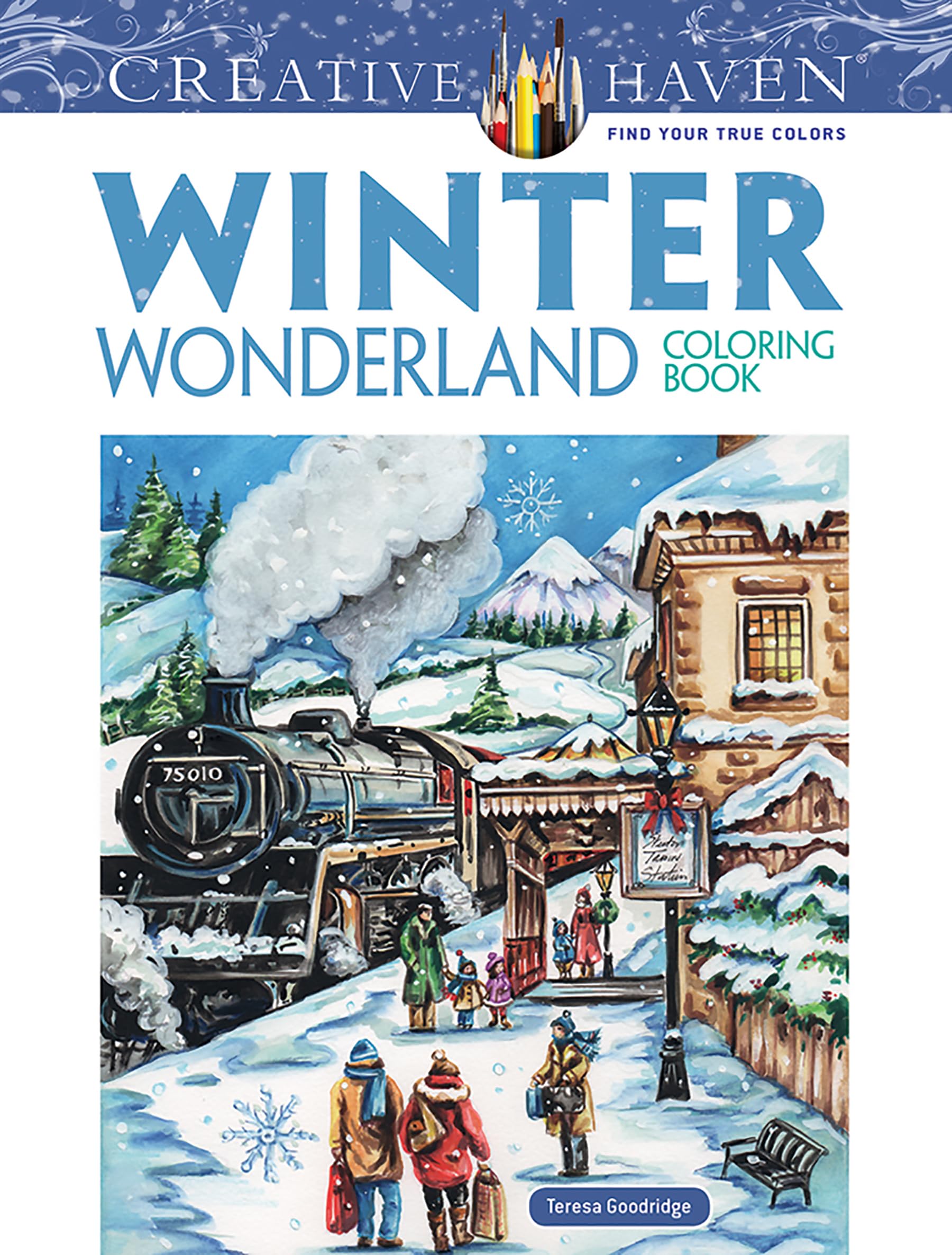 Creative Haven Winter Wonderland Coloring Book (Adult Coloring Books: Seasons)
