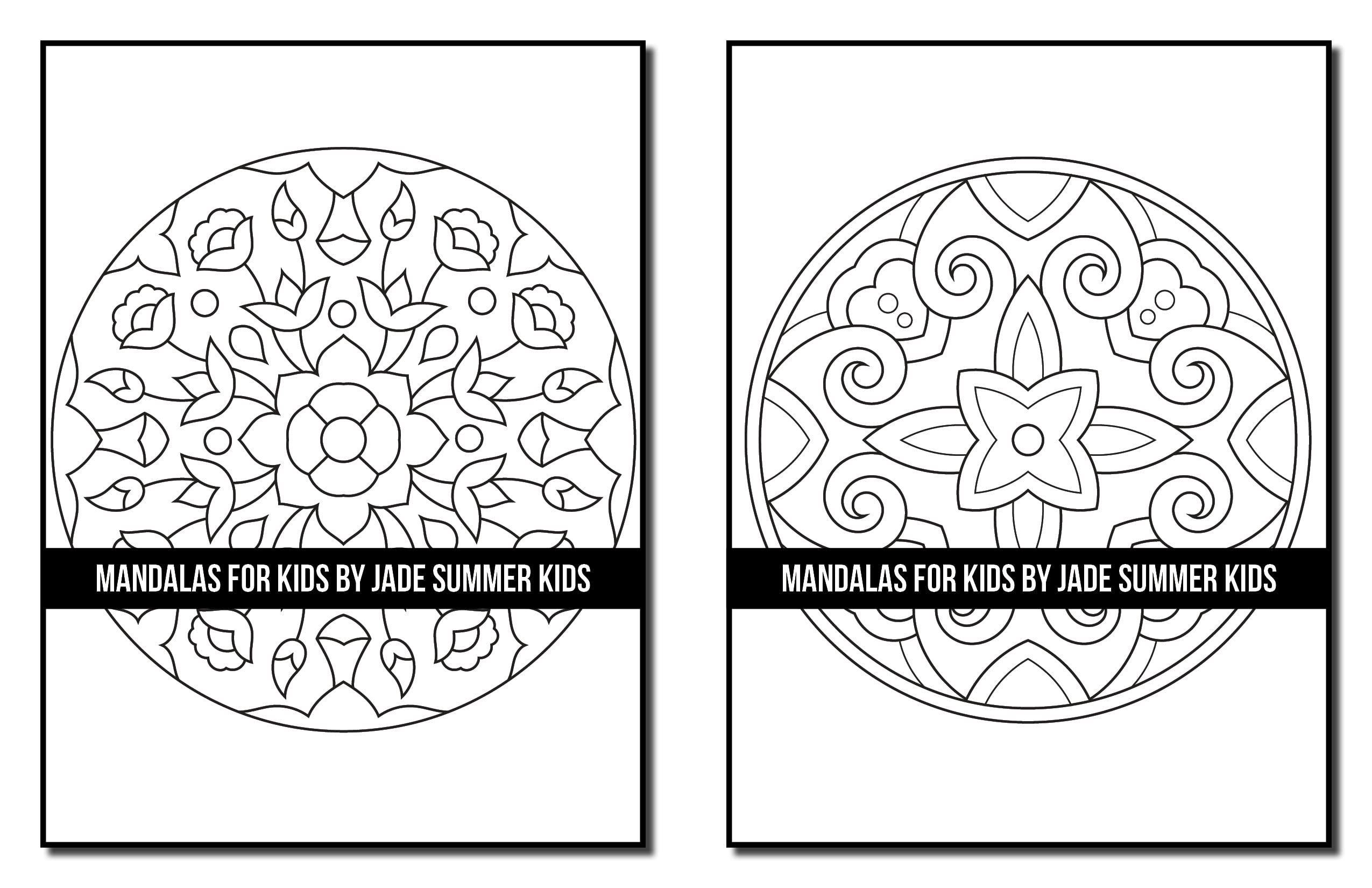 Mandala Coloring Book: For Kids with Fun, Easy, and Relaxing Mandalas for Boys and Girls