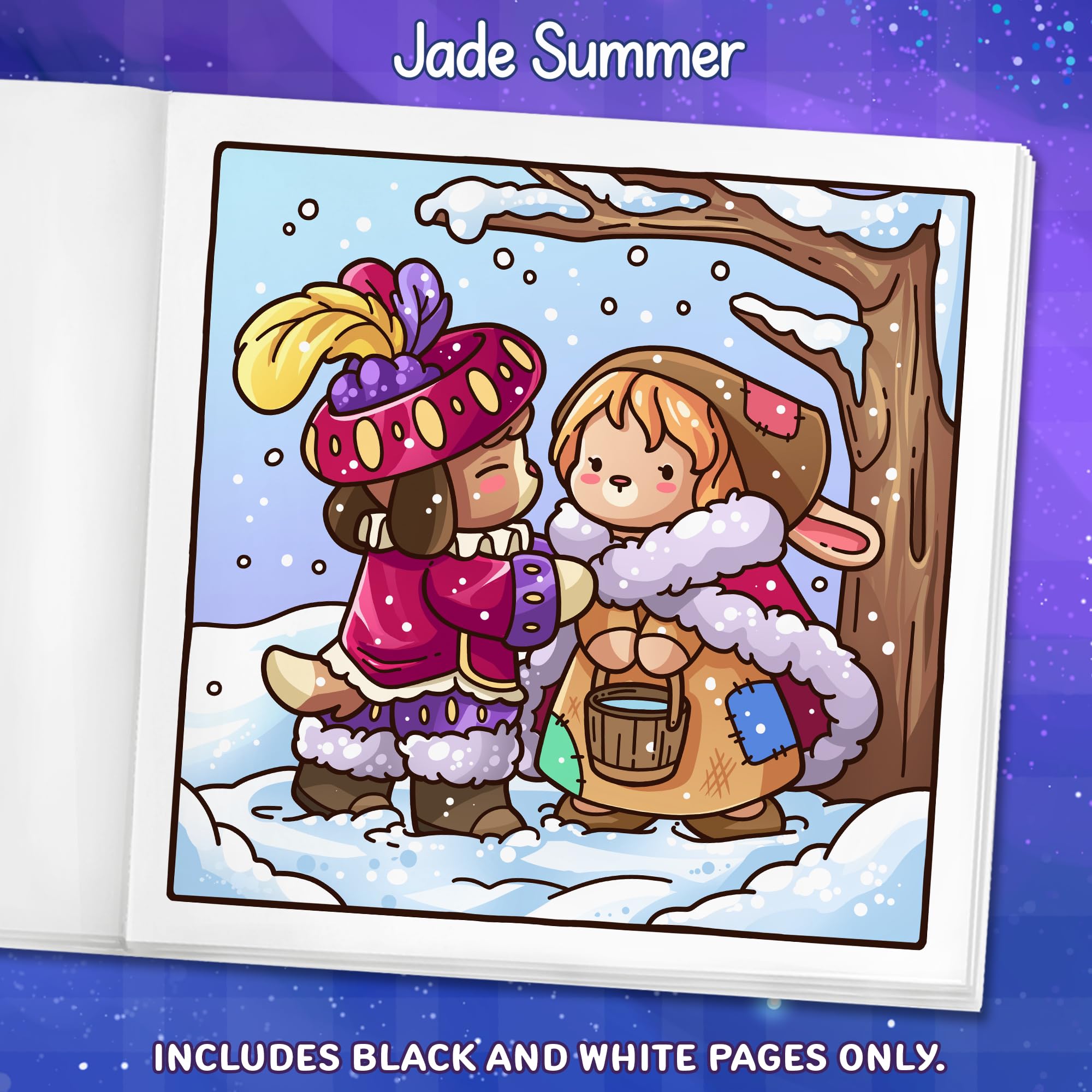 Cozy Romantasy: Cute Coloring Book for Adults and Teens with Fantasy Romance Scenes for Relaxation (Cozy Coloring Books)