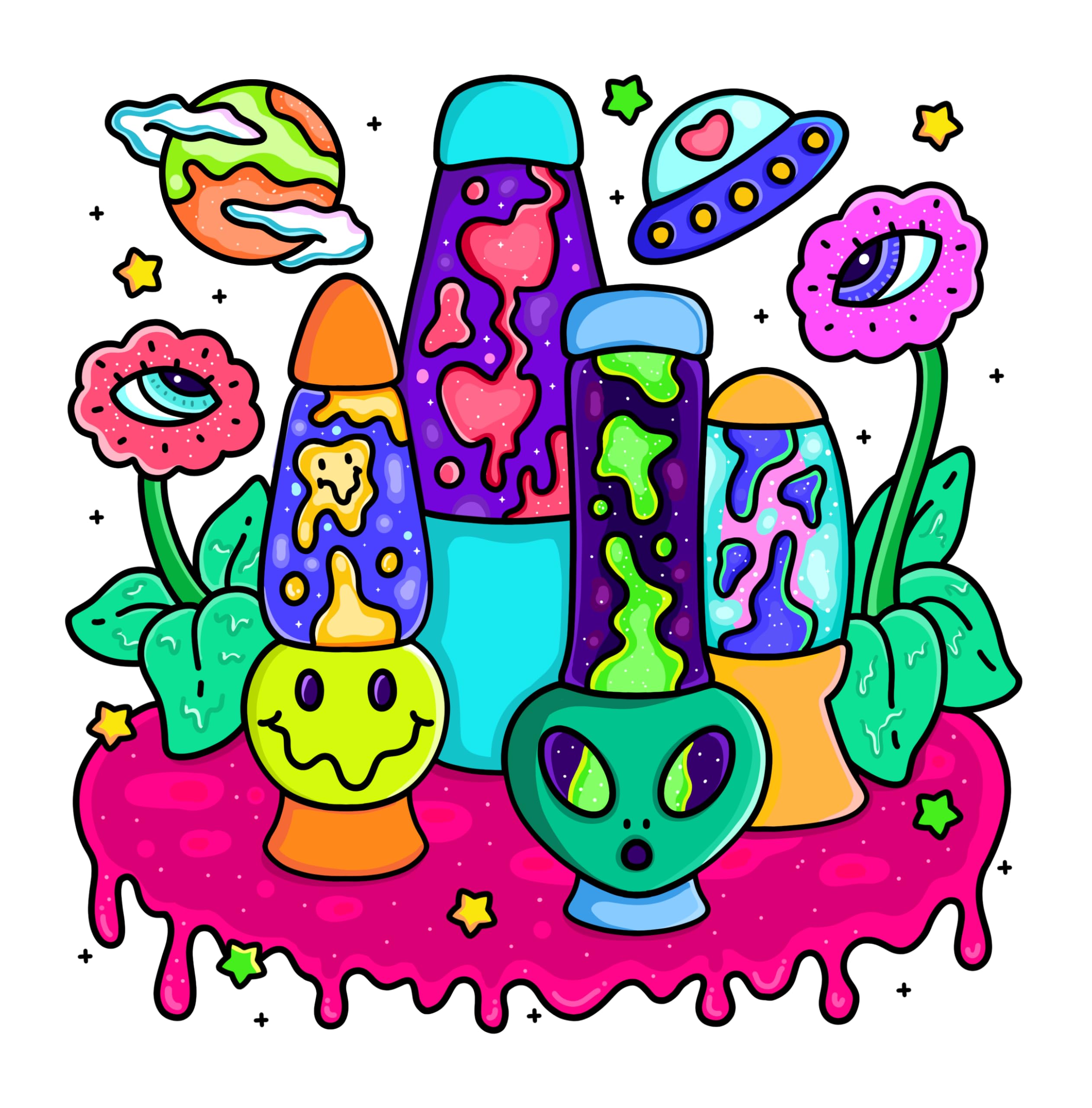 Stoner Life: High and Wild Coloring Book for Adults