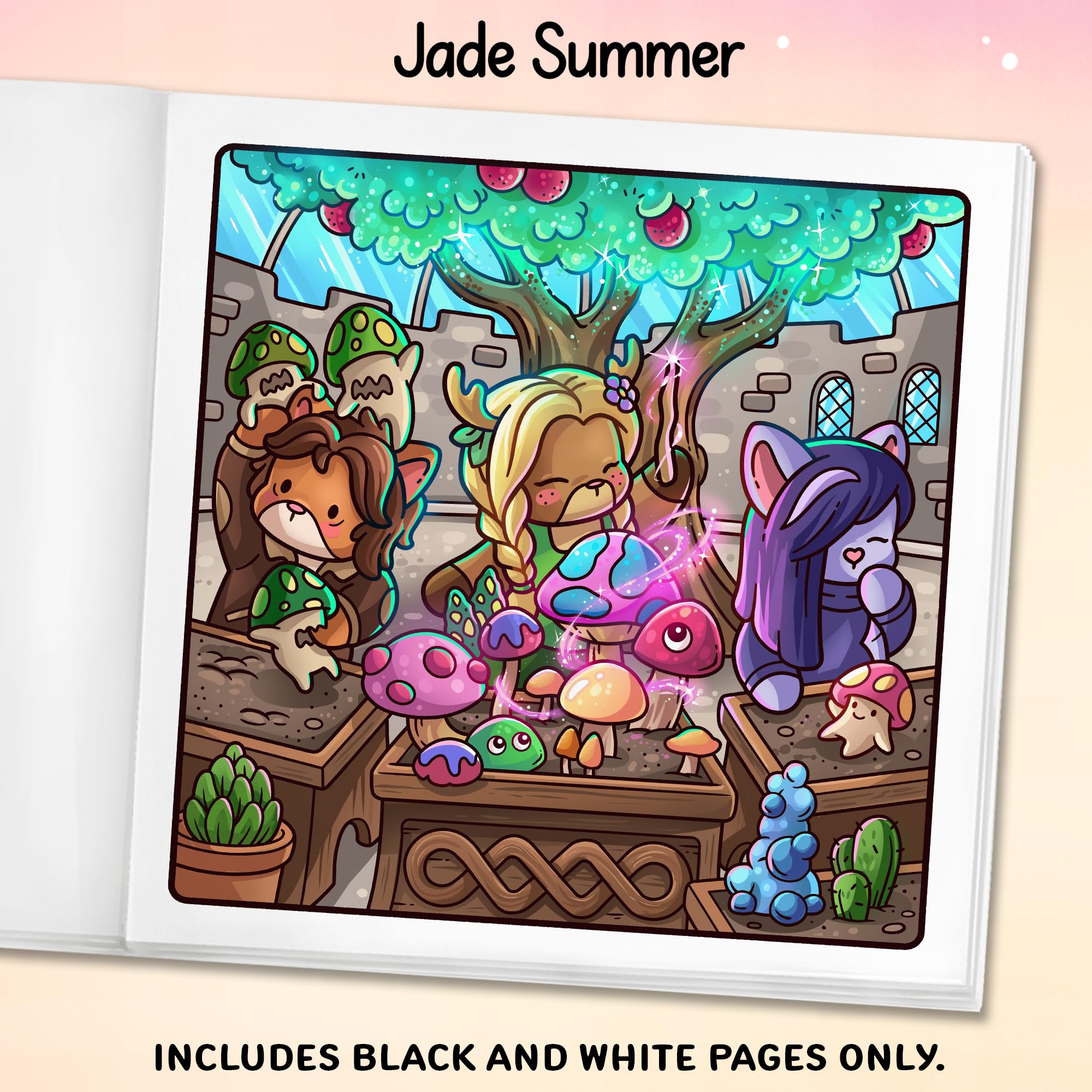 Magic Academy: Cozy Fantasy Coloring Book for Adults and Teens with Witches, Wizards, Spells, Potions, and Magical School Adventures (Cozy Coloring Books)