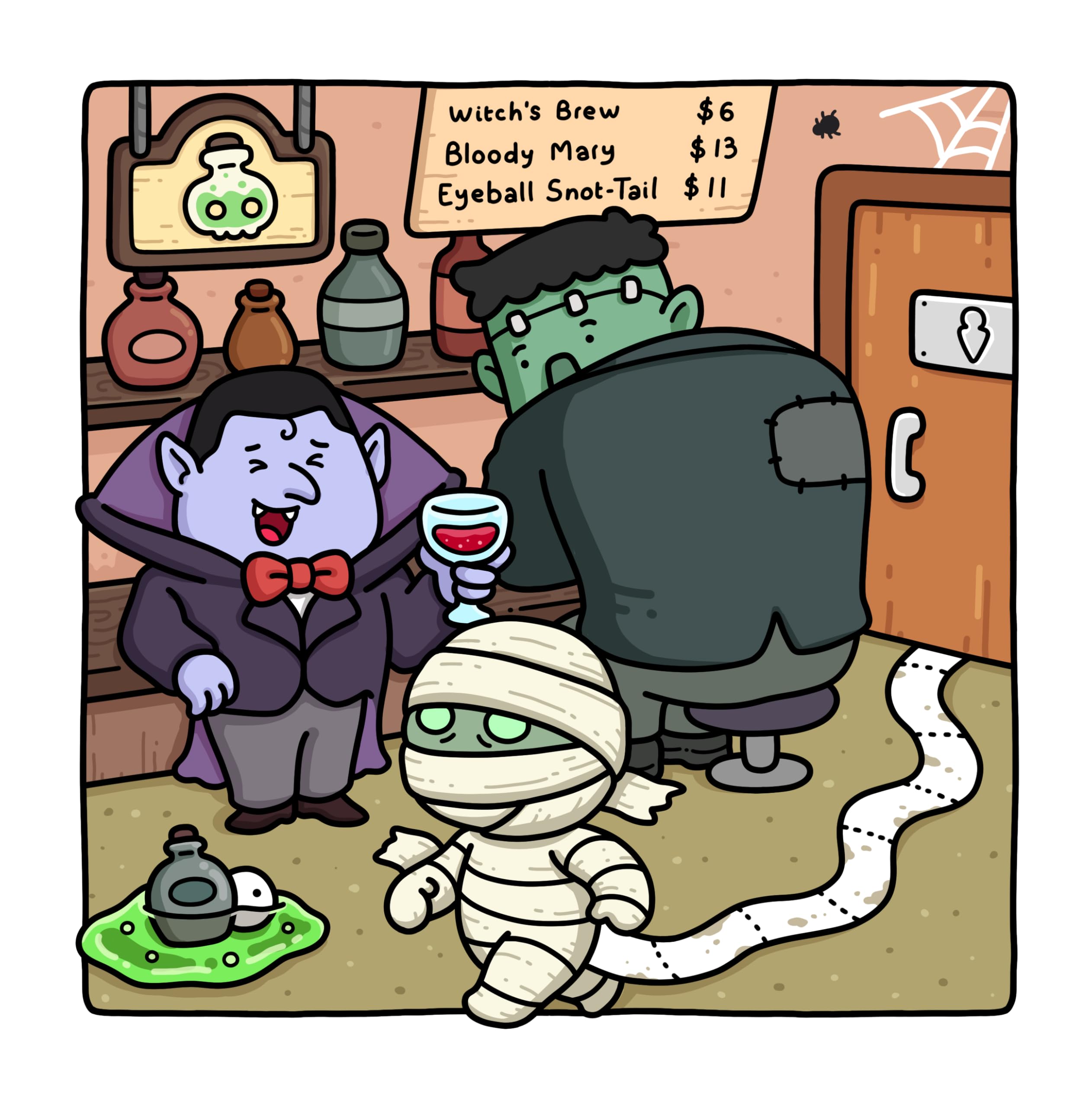 Silly Spooky: Cozy and Funny Coloring Book for Adults and Teens (Silly Funny Coloring Book)