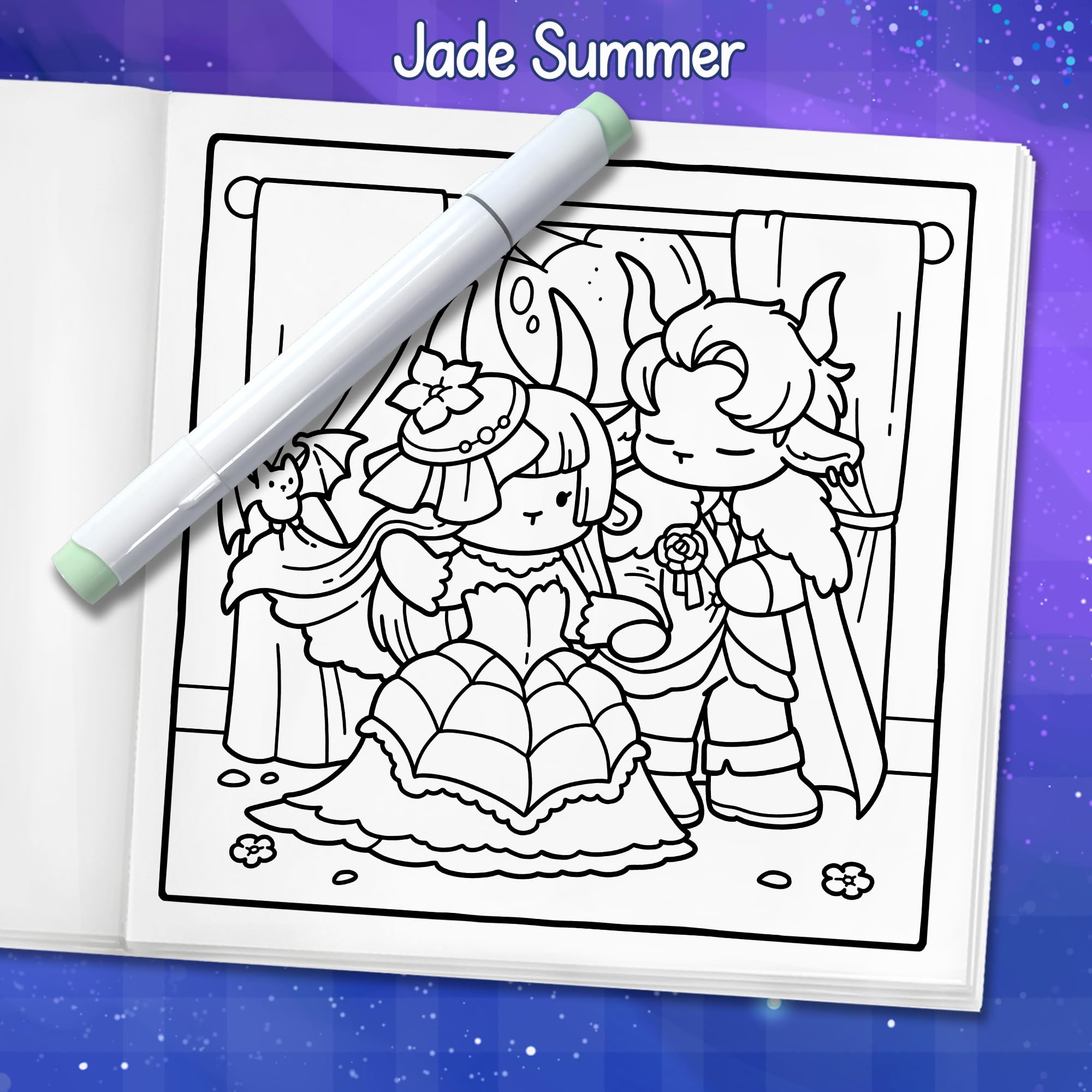 Cozy Romantasy: Cute Coloring Book for Adults and Teens with Fantasy Romance Scenes for Relaxation (Cozy Coloring Books)
