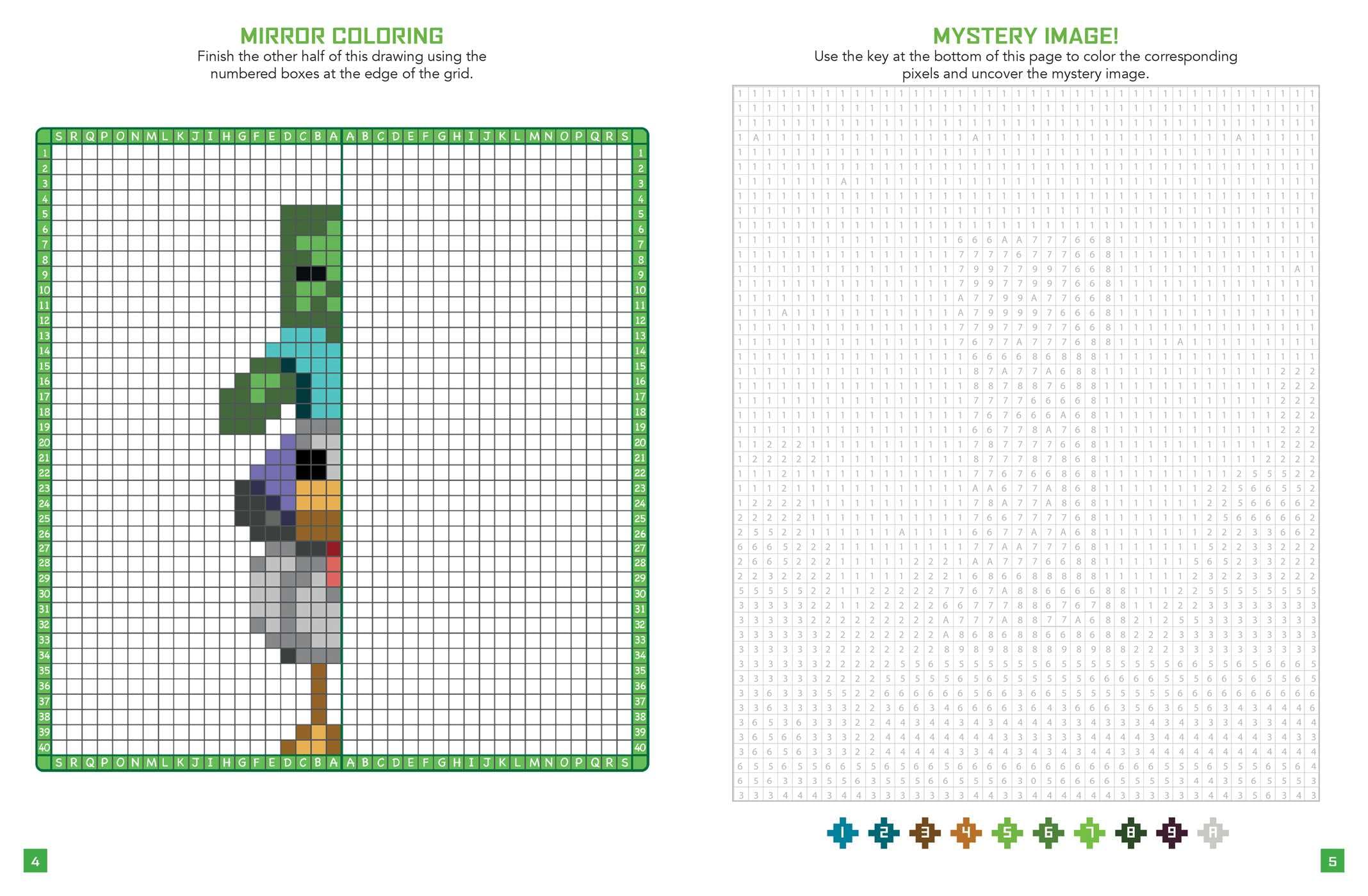 The Unofficial Minecraft Pixel Coloring Book: Volume 1 (Volume 1)