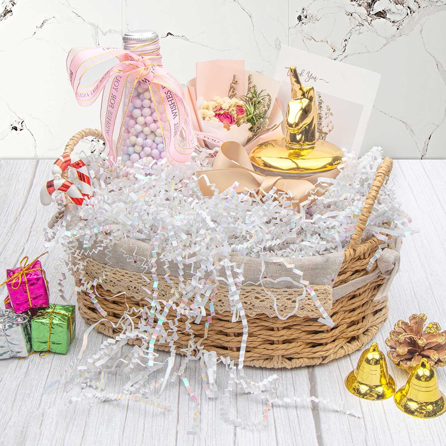 Diamond White Crinkle Paper Filler
