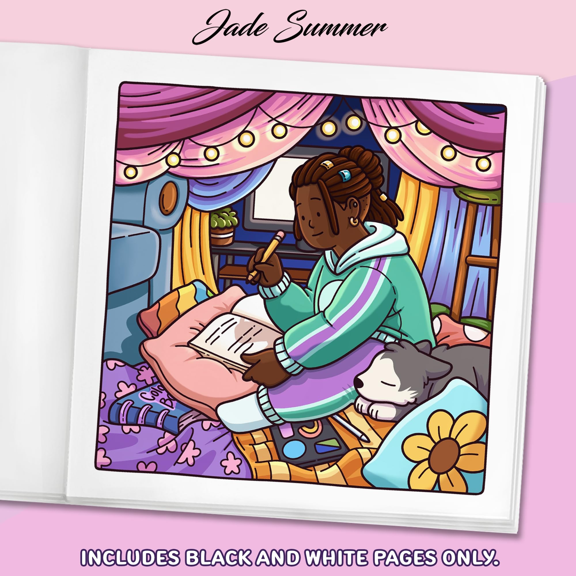 Curvy Cuties: A Body Positivity Coloring Book for Women and Teen Girls with Cozy Moments of Self-Love, Confidence, Self-Care, and Relaxation