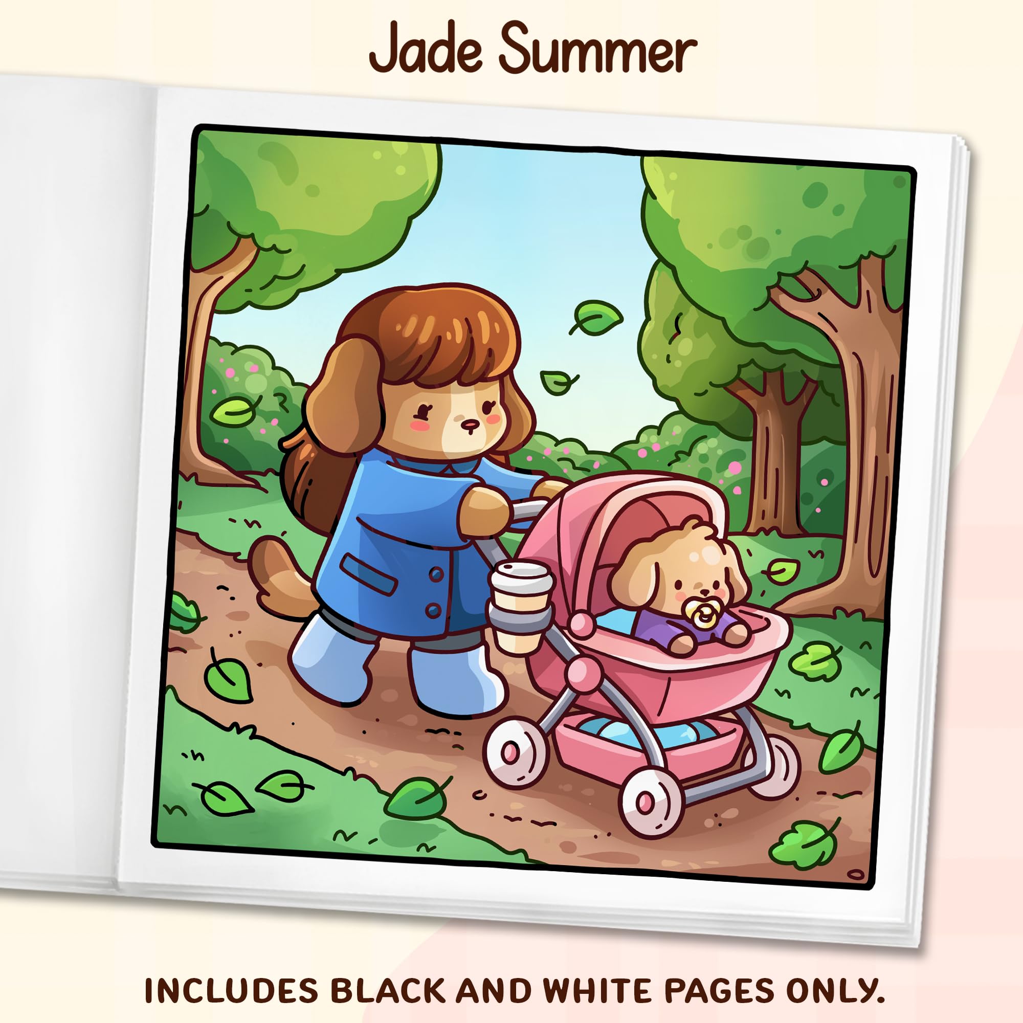 Cozy Moms: Cute Coloring Book for Adults and Teens with Adorable Characters and Heartwarming Family Moments for Relaxation