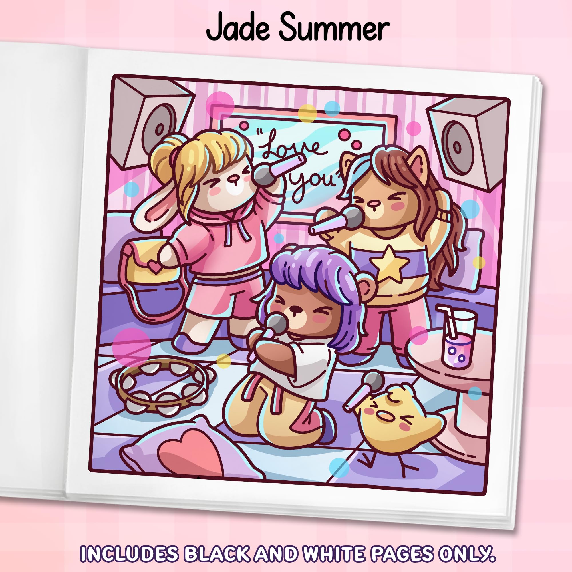 Cozy K-Pop: Cute Coloring Book for Adults and Teens Celebrating the Worldwide Music Sensation (Cozy Coloring Books)