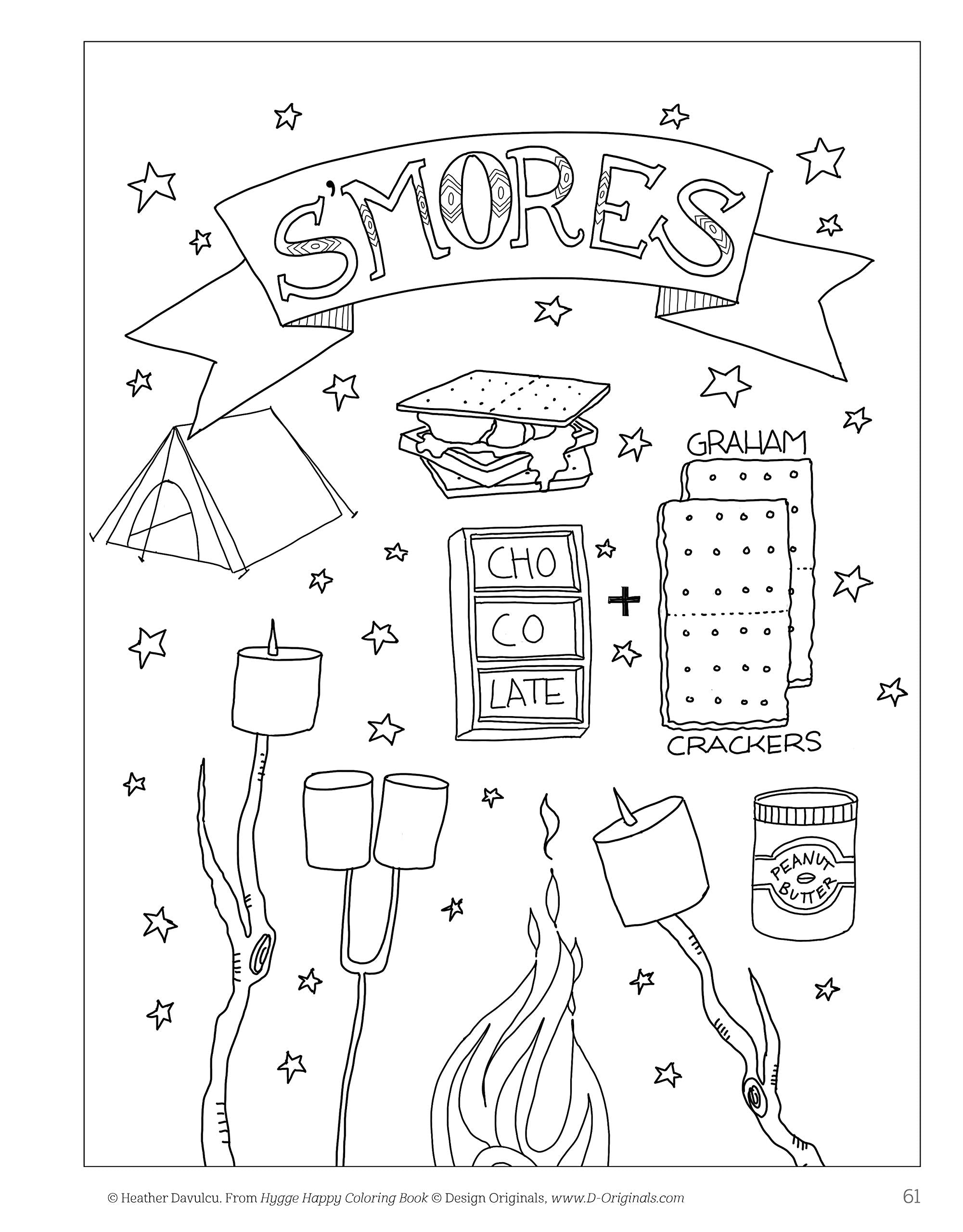 Hygge Happy Coloring Book: Coloring Pages for a Cozy Life (Design Originals) Discover the Scandinavian Secret of Happiness & Enjoy the Good Things in Life with Mellow, Relaxing Hygge Images