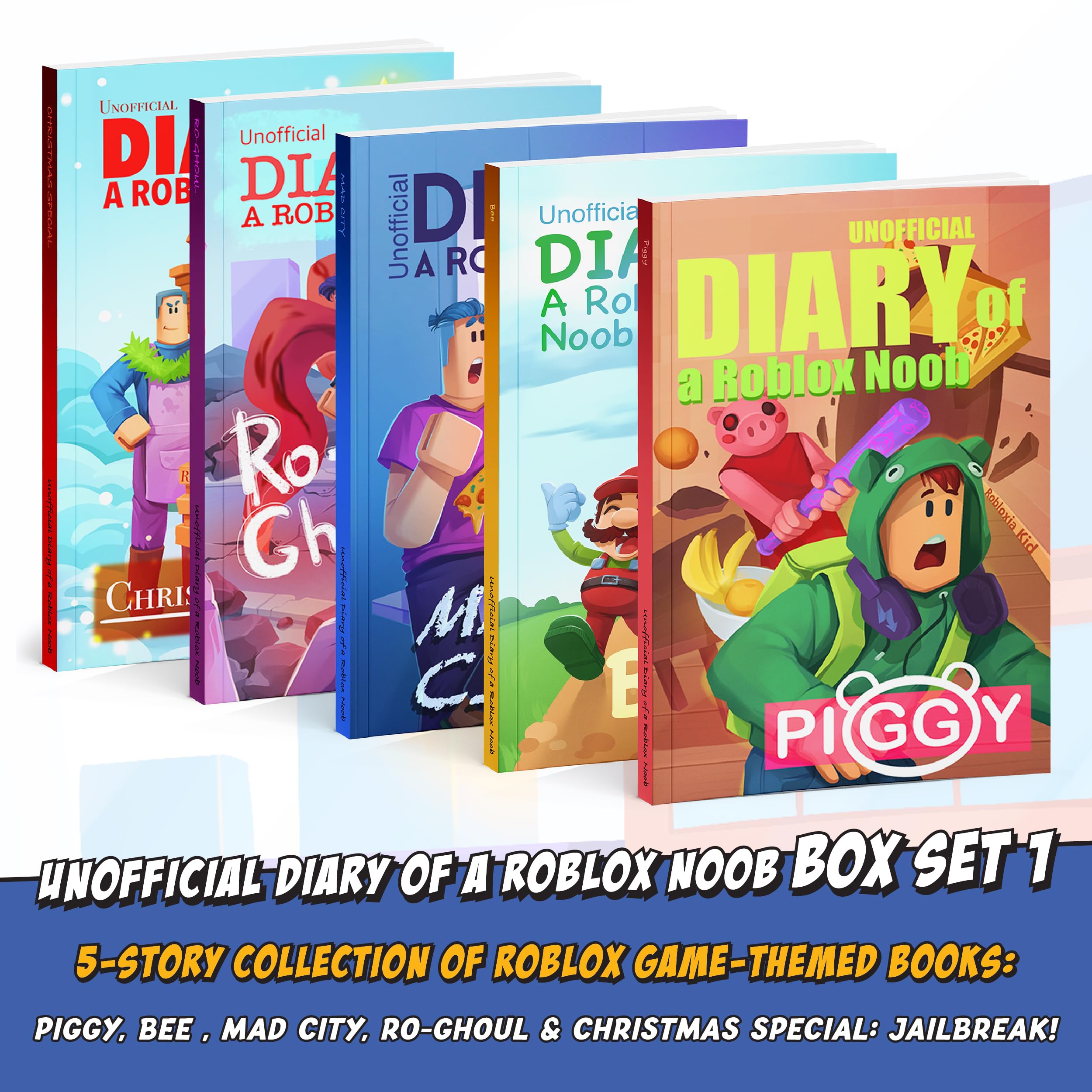 Diary of a Roblox Noob (Part 1): 5 Video Game Adventure Stories - Independent & Unofficial Roblox Series for Boys & Girls [paperback]