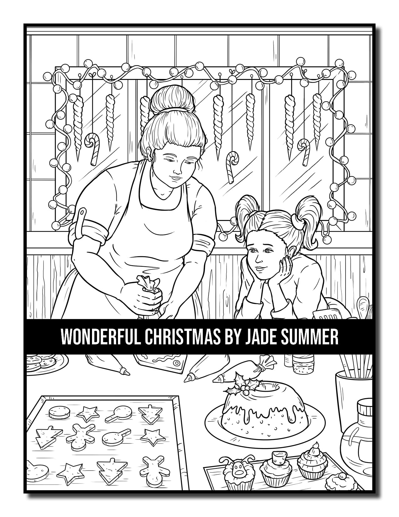 Wonderful Christmas: An Adult Coloring Book with Charming Christmas Scenes and Winter Holiday Fun (Christmas Coloring Books)