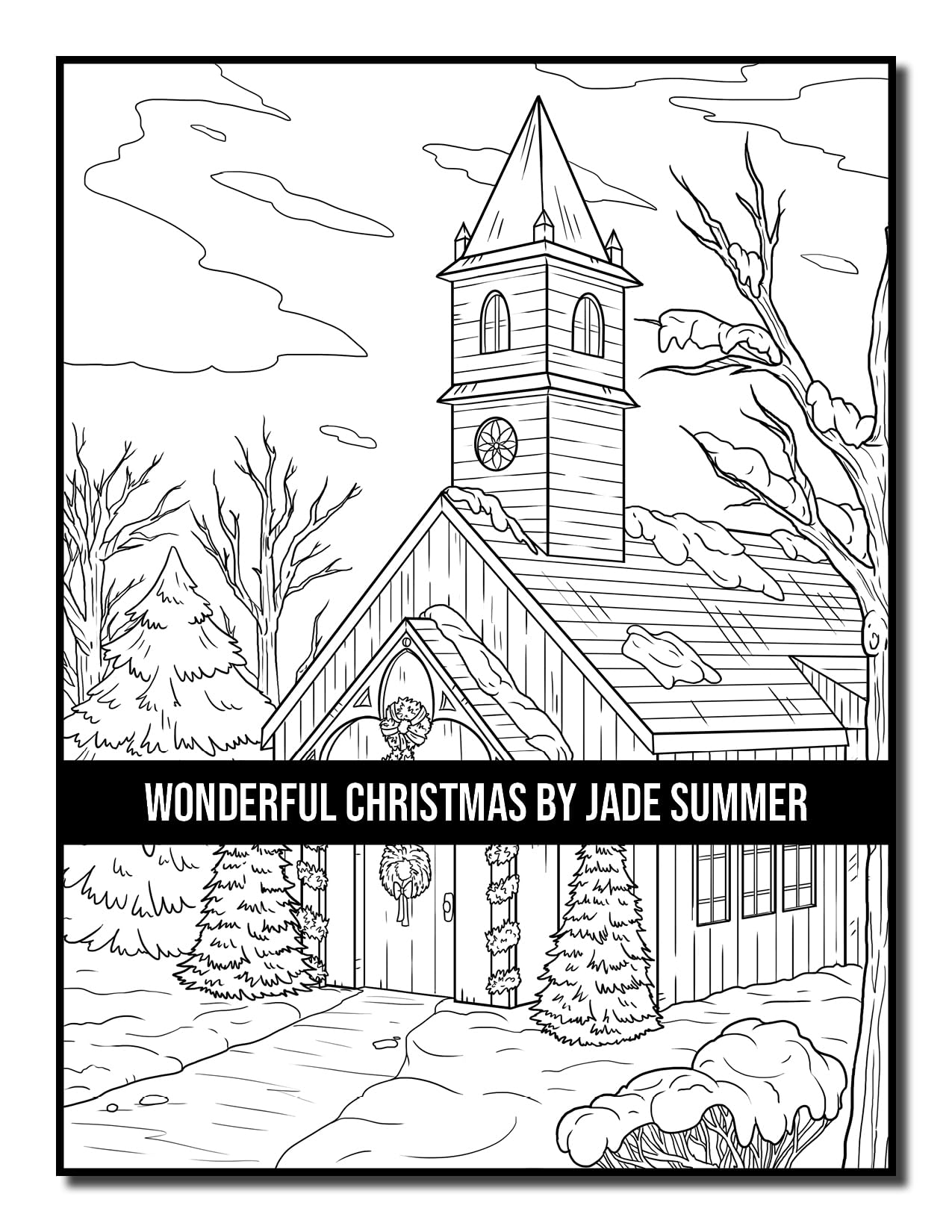 Wonderful Christmas: An Adult Coloring Book with Charming Christmas Scenes and Winter Holiday Fun (Christmas Coloring Books)
