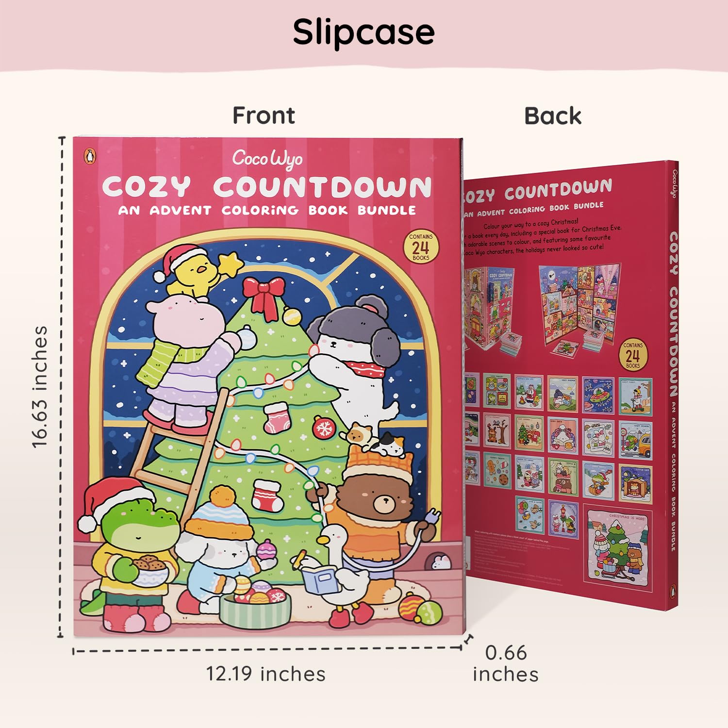 Cozy Countdown: An Advent Coloring Book Bundle