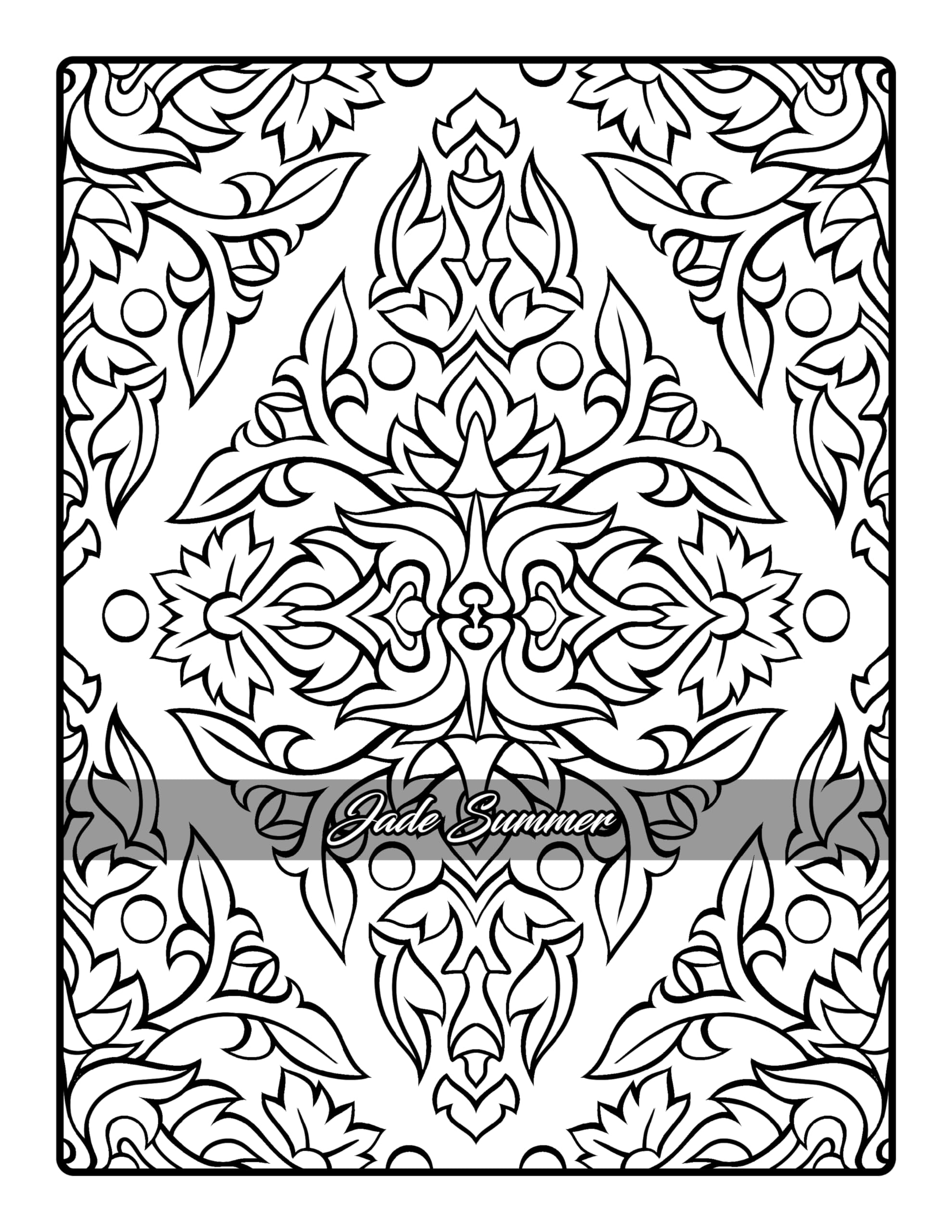 Elegant Patterns: Coloring Book for Adults with Beautiful Patterns for Mindfulness, Stress Relief, and Relaxation