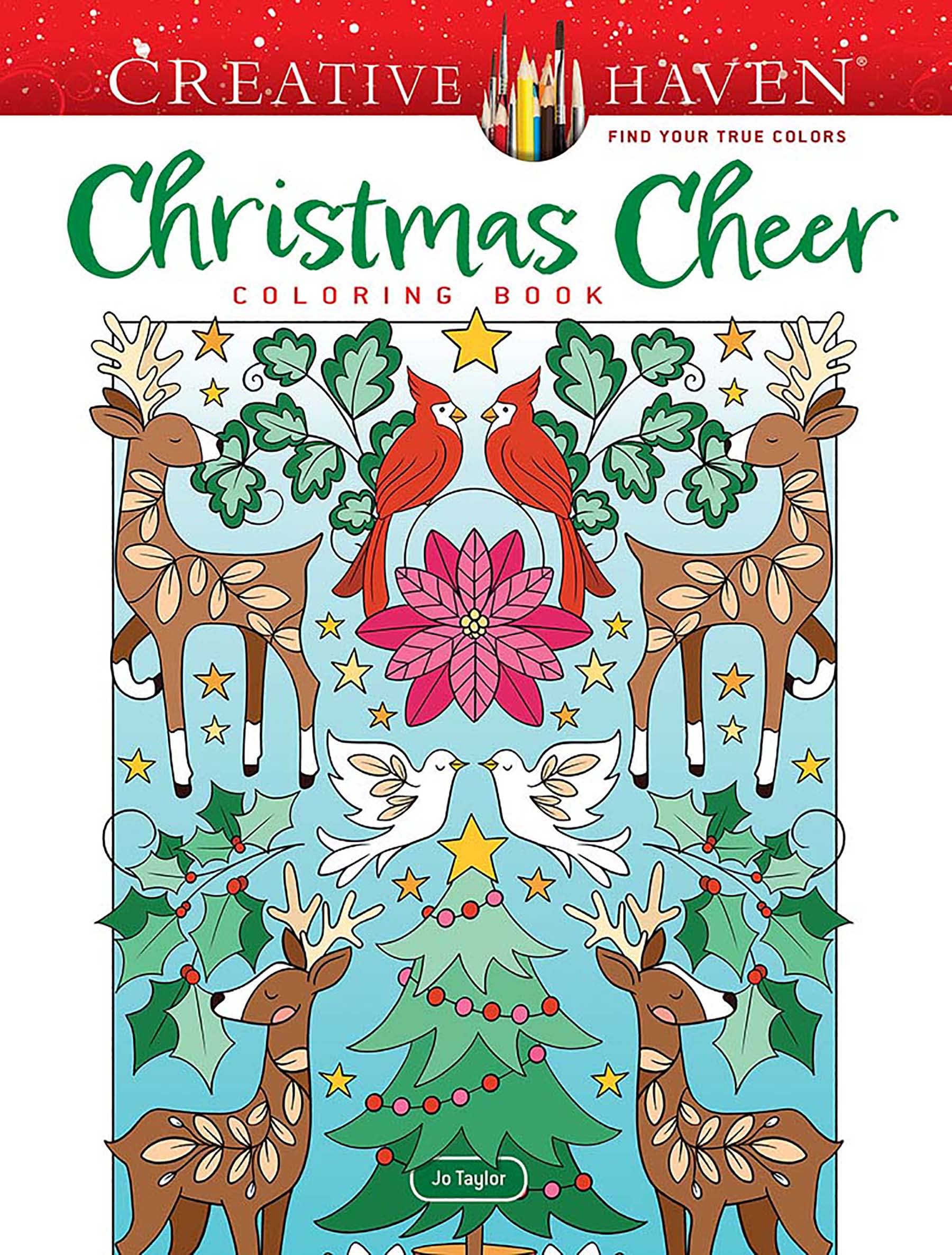 Creative Haven Christmas Cheer Coloring Book (Adult Coloring Books: Christmas)