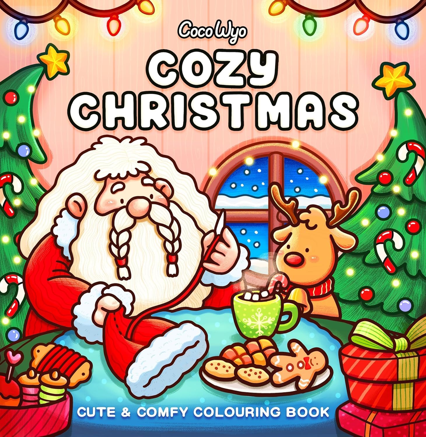 Coco Wyo Cozy Colouring Collection 3 Books Set (Cozy Corner, Cozy Cuties, Cozy Christmas)