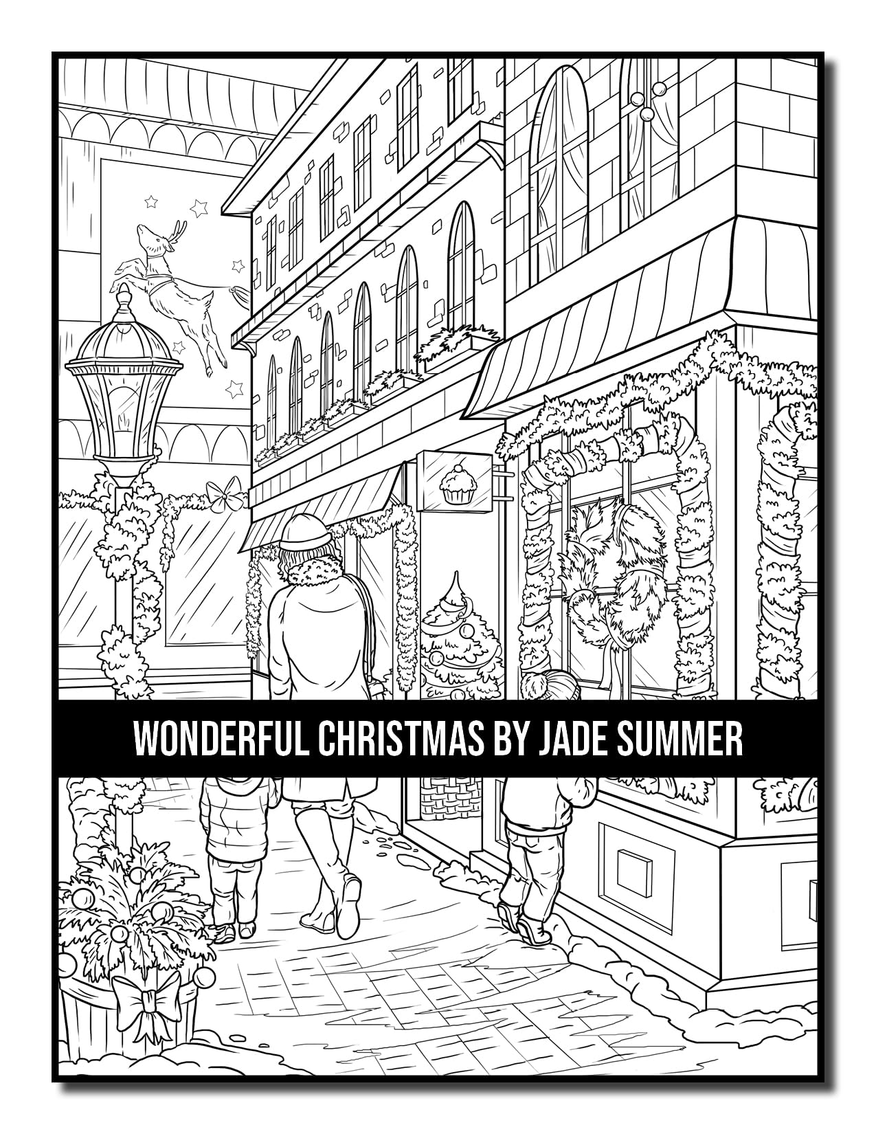Wonderful Christmas: An Adult Coloring Book with Charming Christmas Scenes and Winter Holiday Fun (Christmas Coloring Books)