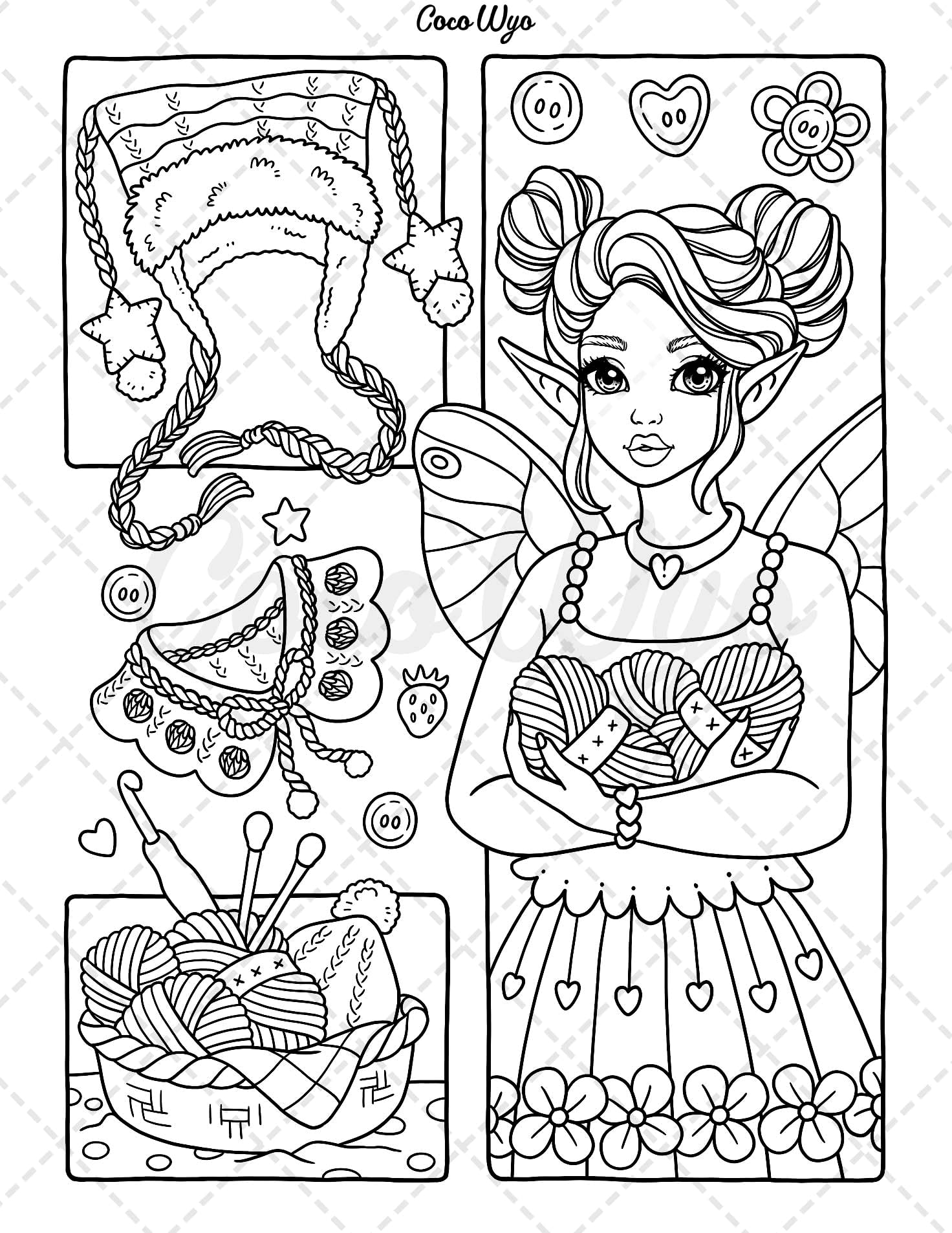 Fairy Beauties: Coloring Book for Adults, Women, and Teens Featuring Beautiful Fantasy Fairies for Relaxation