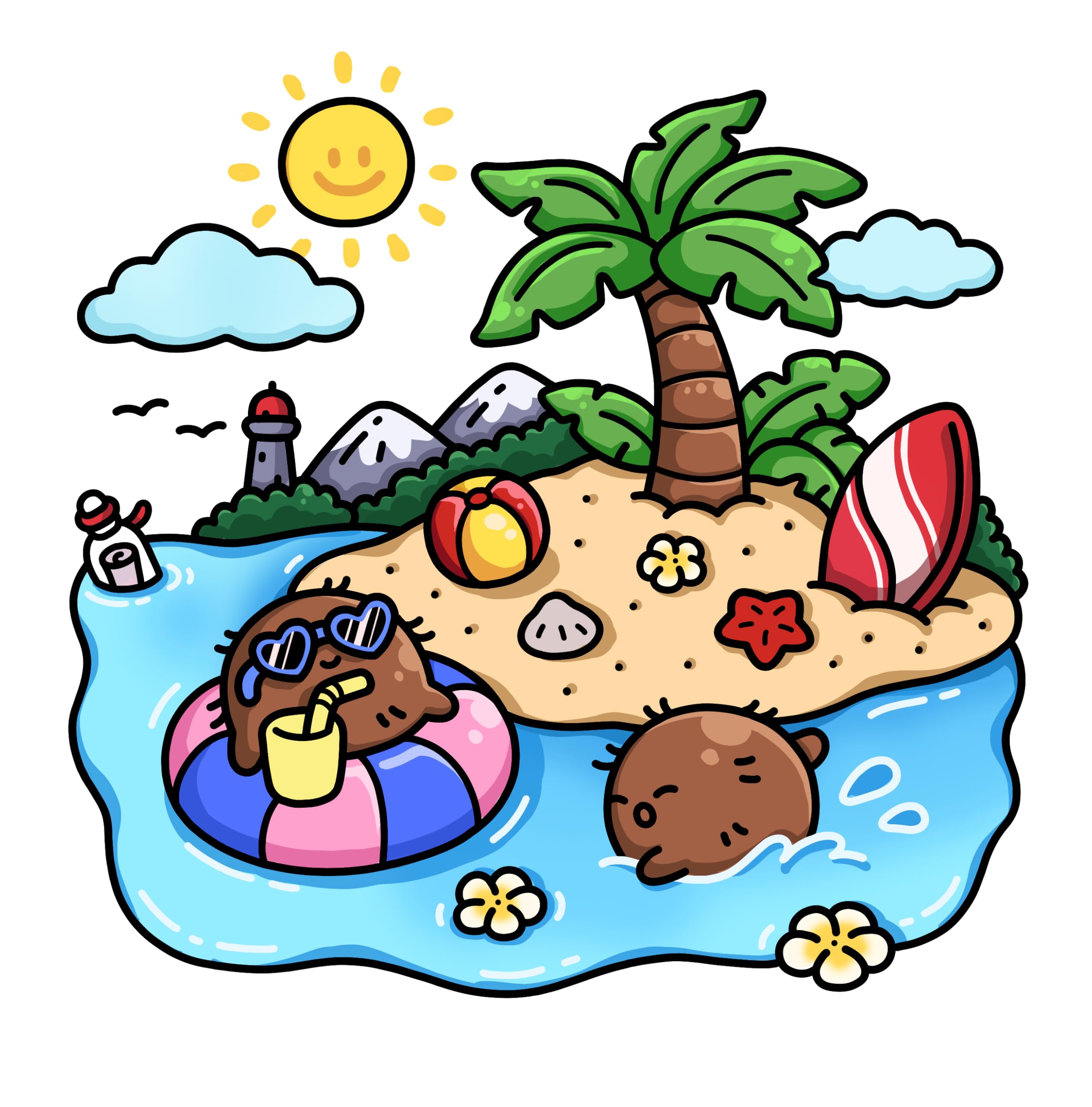 Veggie Life: Fruits and Vegetables Coloring Book for Adults and Teens