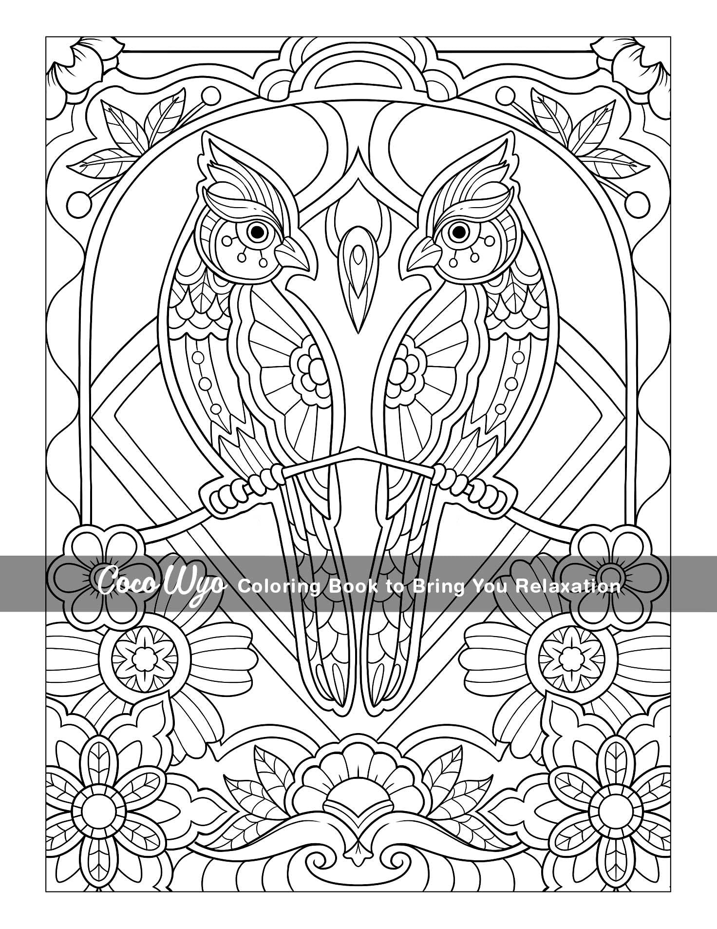 Mindful Patterns: Adult Coloring Book with Easy and Relieving Mandala Style Pattern For Stress Relief and Relaxation