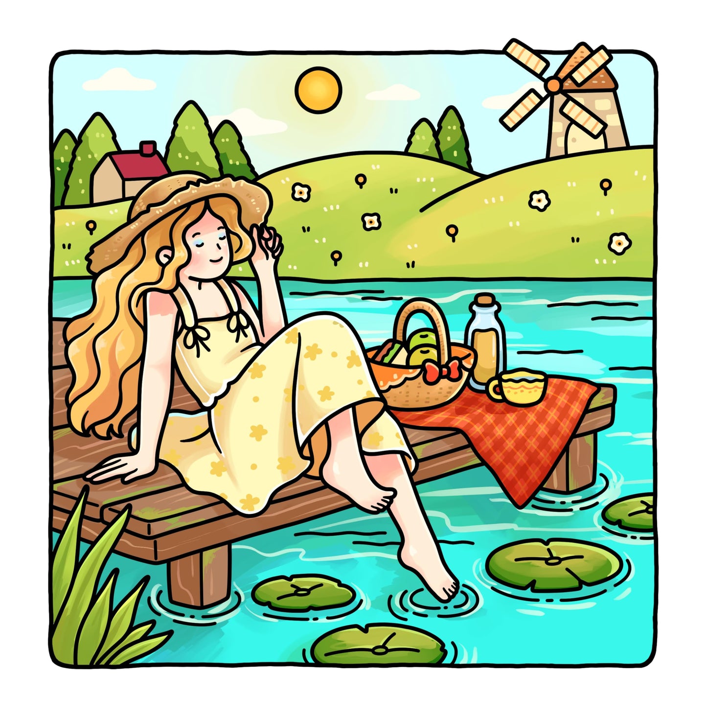 Soft Life: Cozy & Calming Coloring Book for Adults and Teens Featuring Gentle Daily Moments and Simple Joys (Girl Theme Coloring Book)