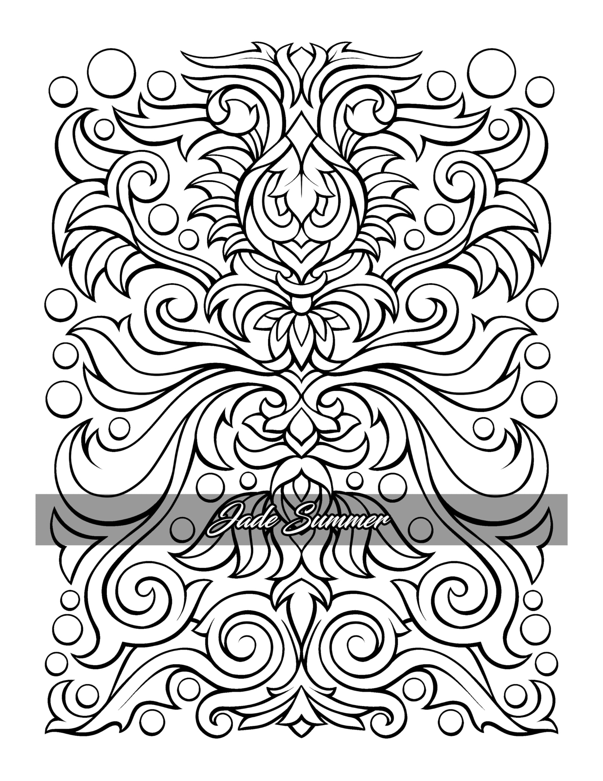 Elegant Patterns: Coloring Book for Adults with Beautiful Patterns for Mindfulness, Stress Relief, and Relaxation