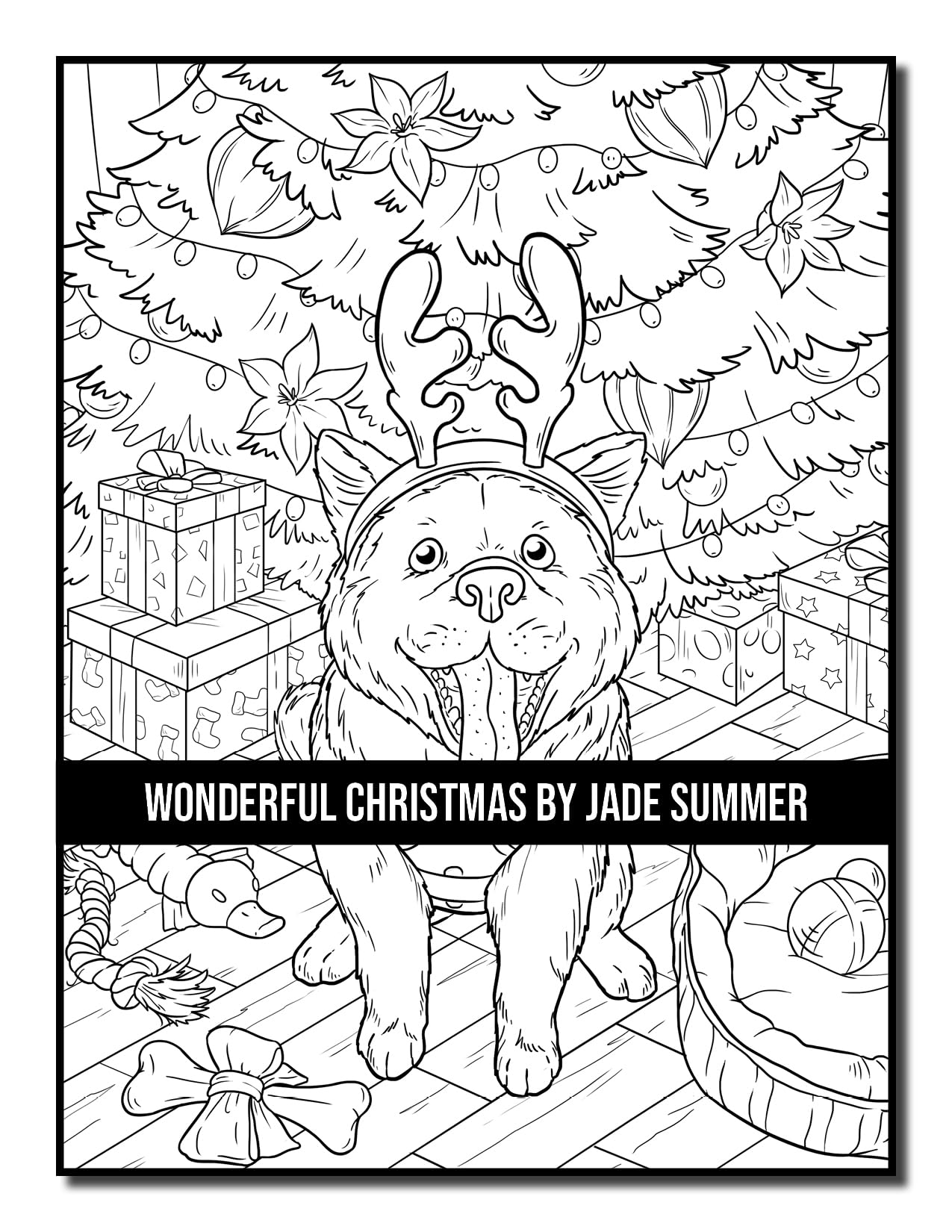Wonderful Christmas: An Adult Coloring Book with Charming Christmas Scenes and Winter Holiday Fun (Christmas Coloring Books)
