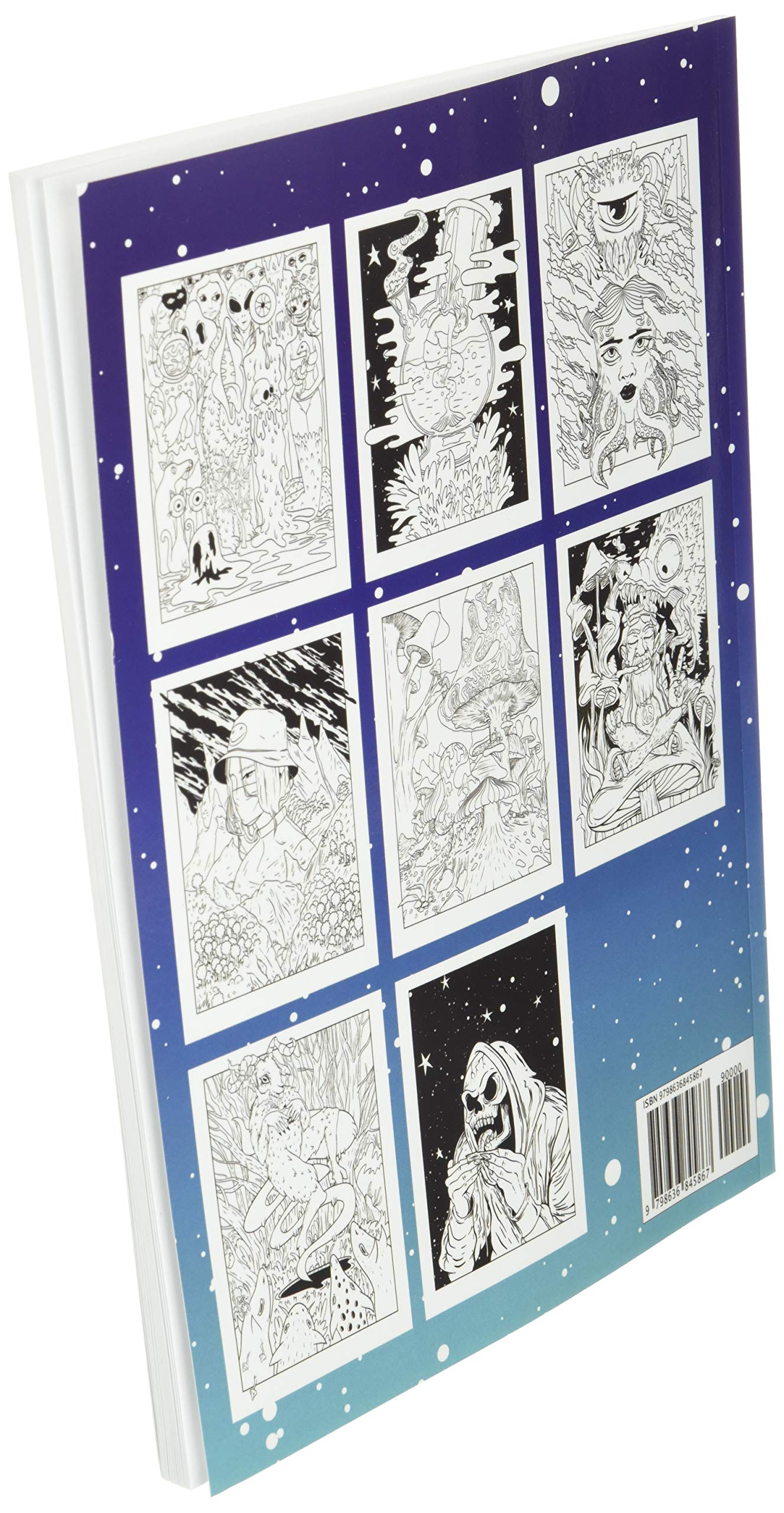 Stoner Coloring Book: A Trippy Psychedelic Stoner Coloring Book For Adults