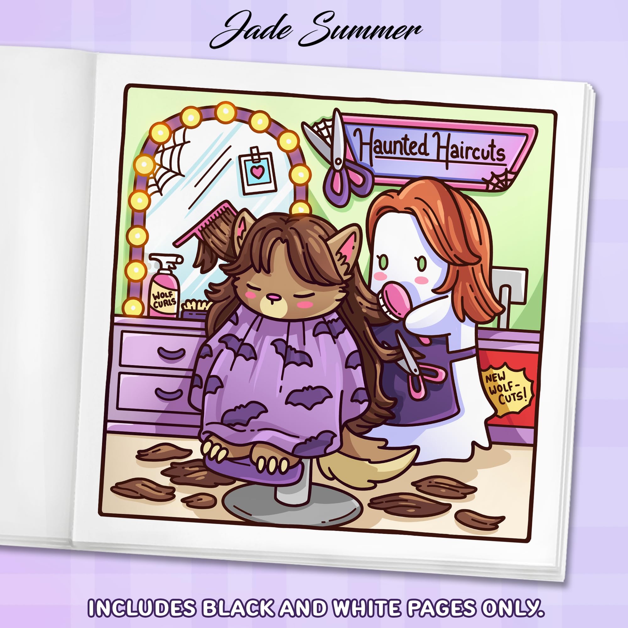 Spooky Life: Cozy Coloring Book for Adults and Teens with Cute and Creepy Everyday Scenes for Relaxation (Cozy Coloring Books)