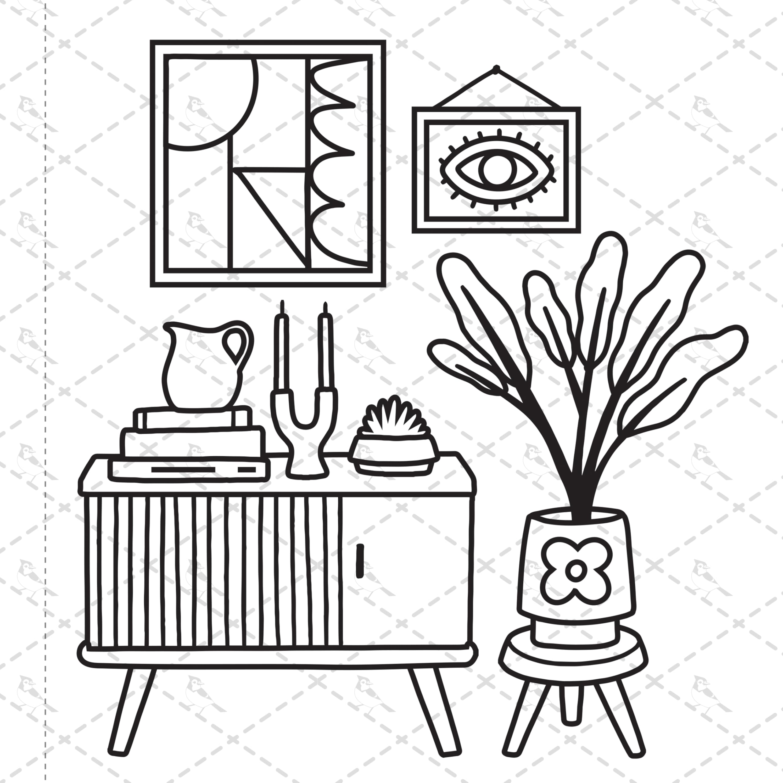 Cozy Coloring Hygge: 50+ Bold and Easy Pages to Color