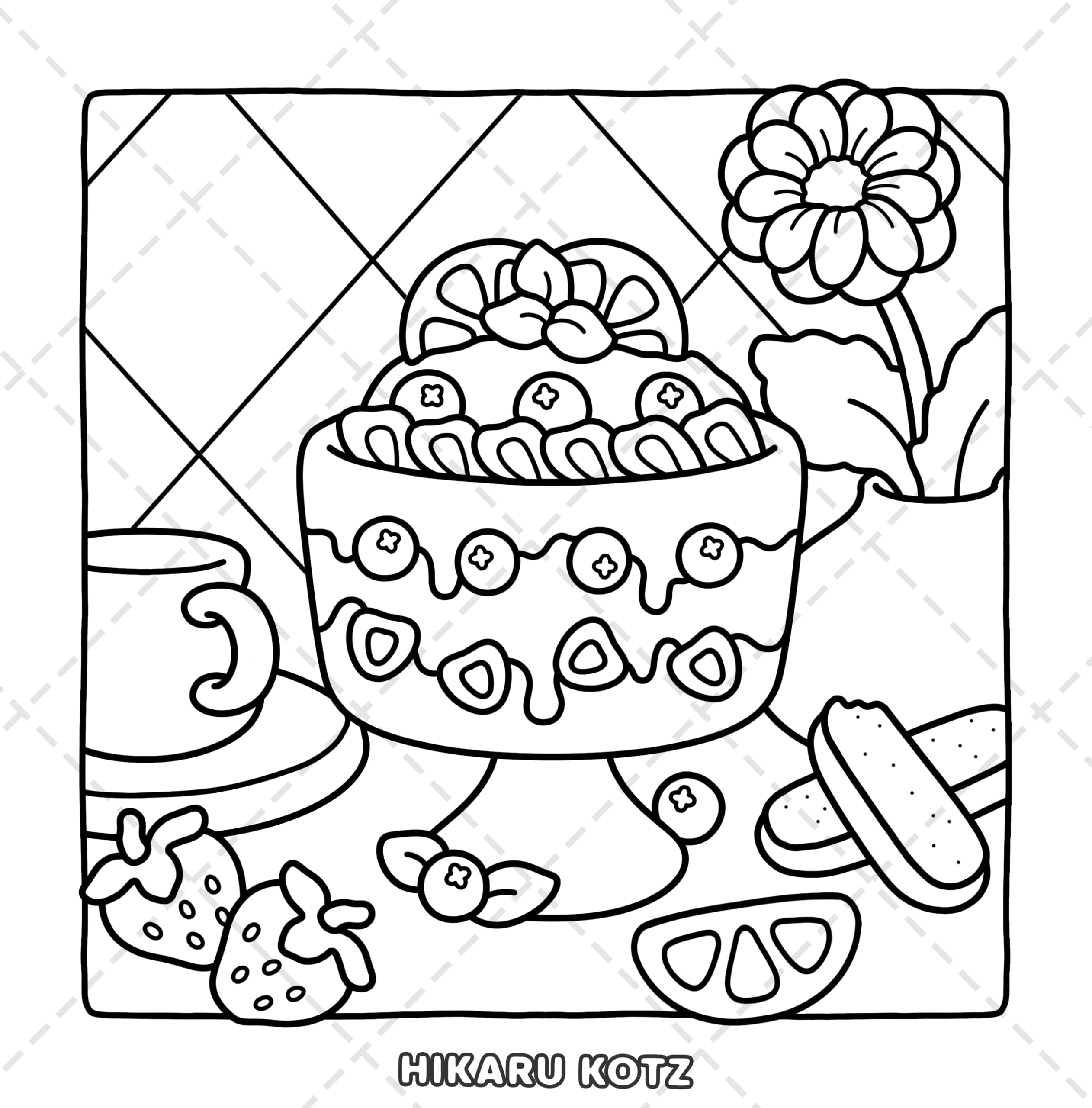 Comfort Food: Bold and Easy Coloring Book for Adults and Teens (Bold & Easy Coloring Book)