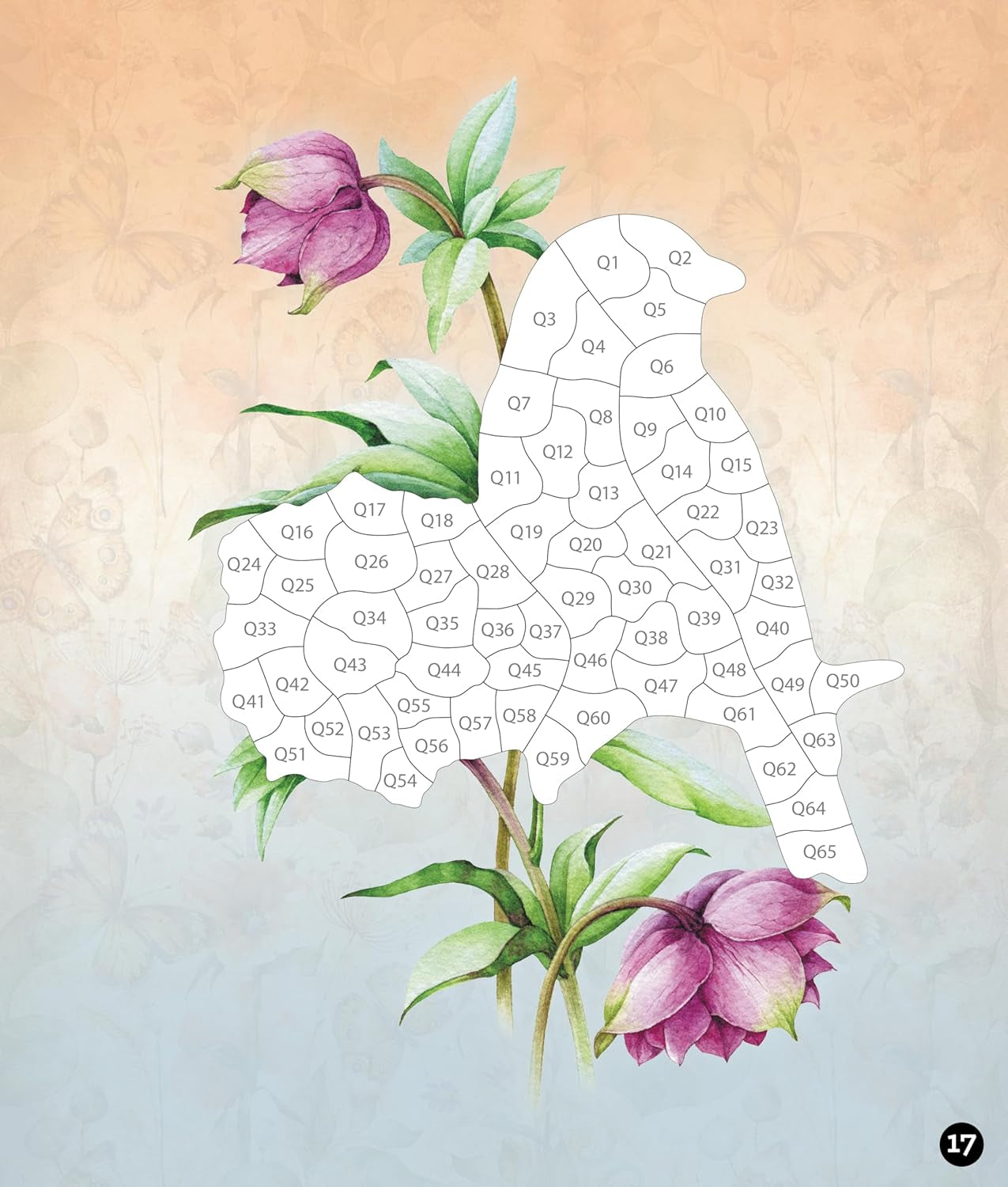 Brain Games - Sticker by Number - Vintage: Garden (28 Images to Sticker)