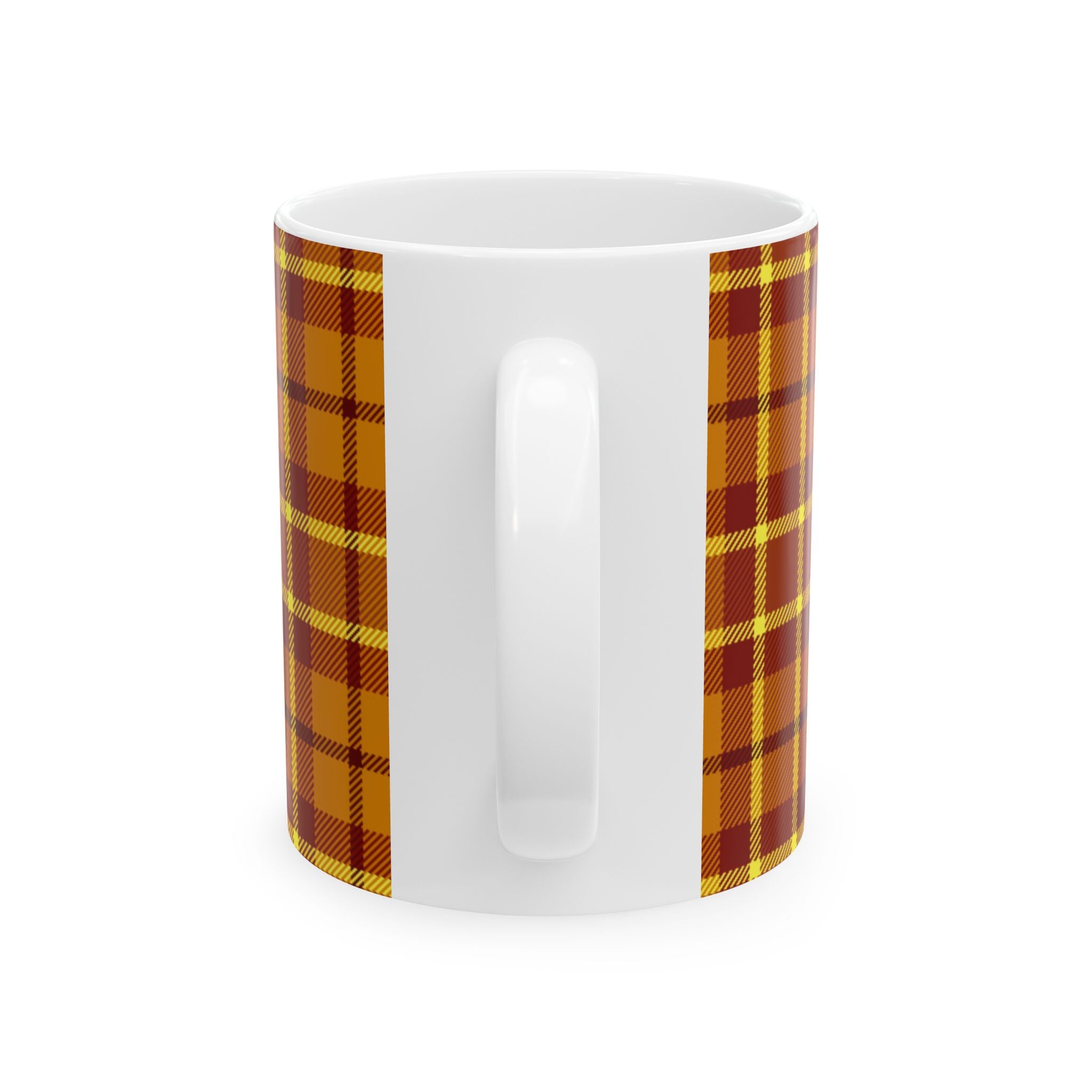Plaid Ceramic Mug - Cozy and Stylish Drinkware for Every Occasion
