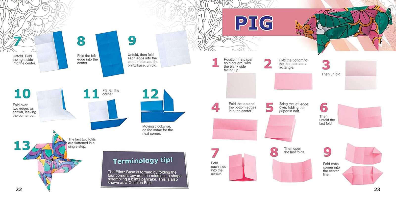 Origami to Color Kit: Includes 100 Origami Sheets, 5 Gel Pens, and 12 Page Instruction Book