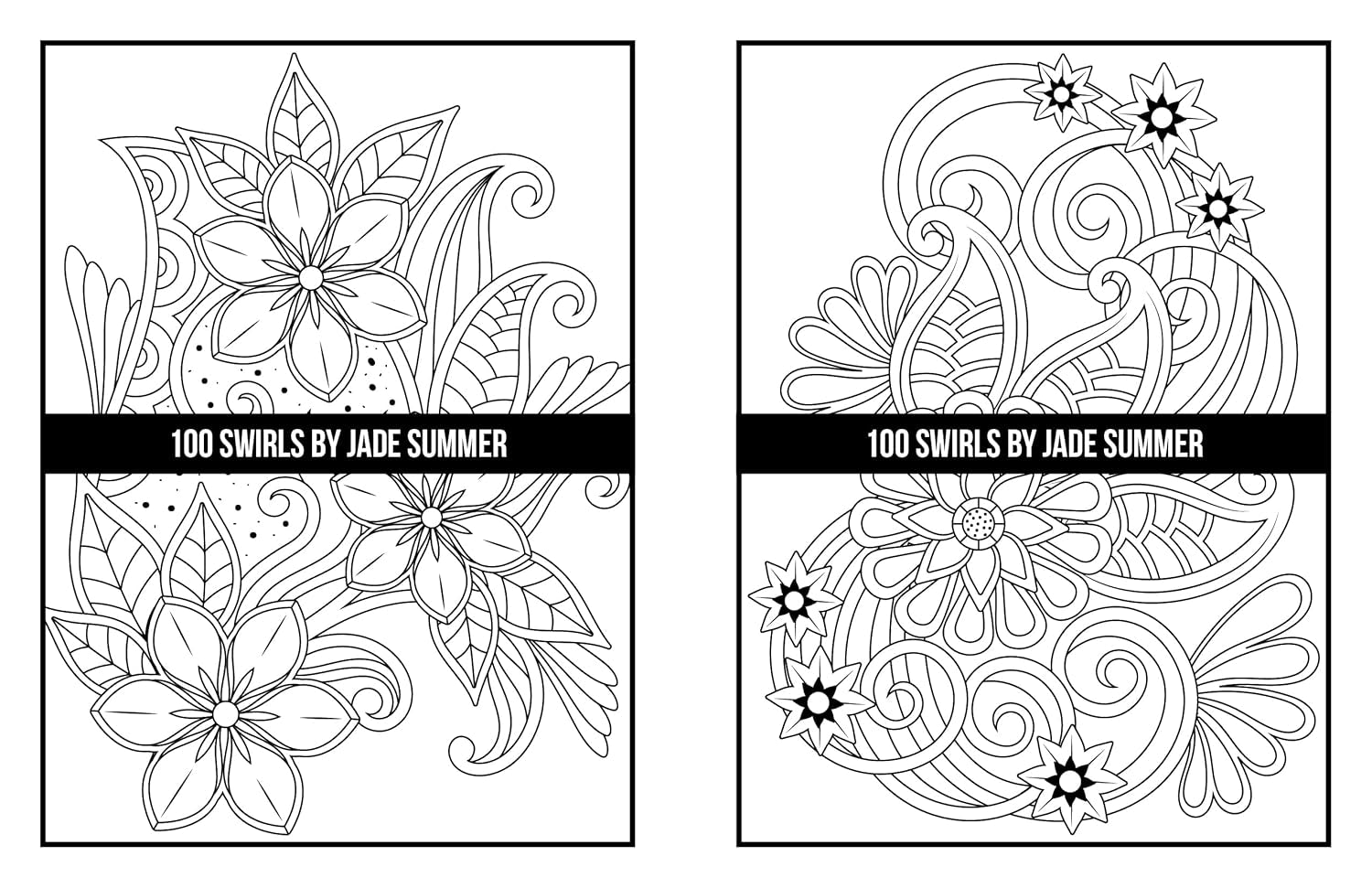 100 Swirls Coloring Book: for Adults with Fun, Easy, and Relaxing Designs