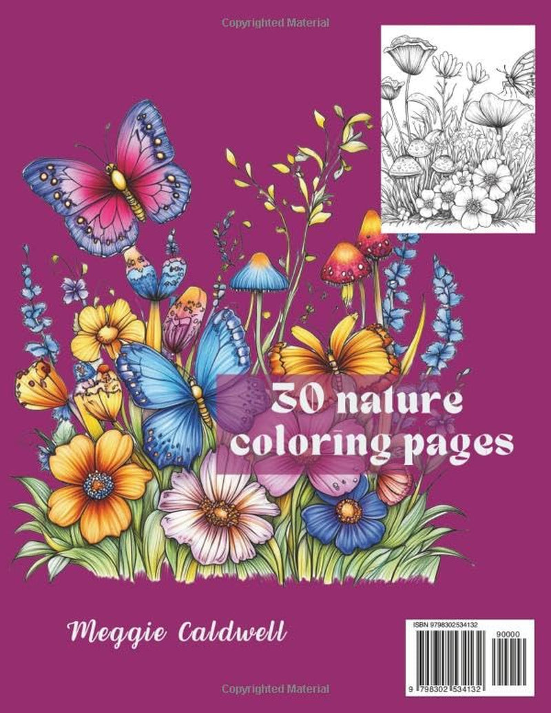 Nature: Adult Coloring Book for Women with Nature Scenes Adult Calming Color Collection